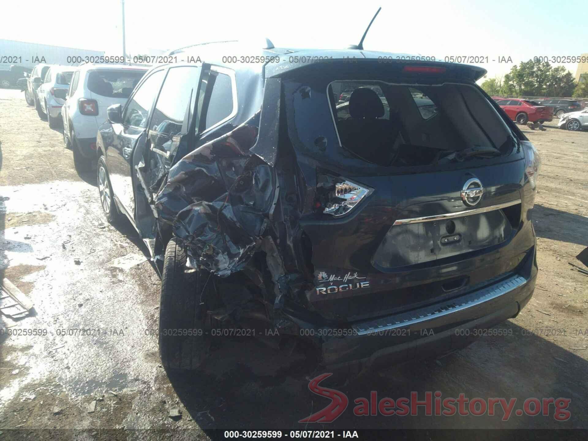 KNMAT2MT5GP710184 2016 NISSAN ROGUE