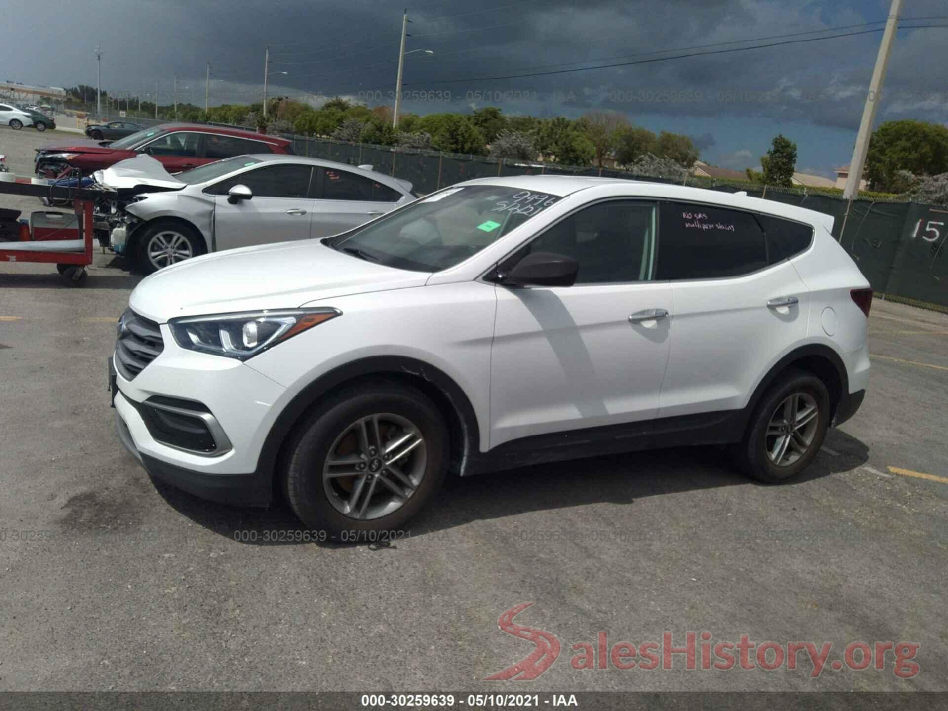 5NMZT3LB5HH039496 2017 HYUNDAI SANTA FE SPORT