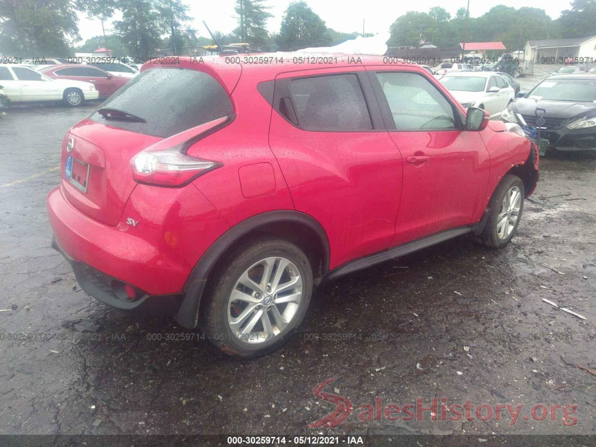 JN8AF5MR8GT608032 2016 NISSAN JUKE