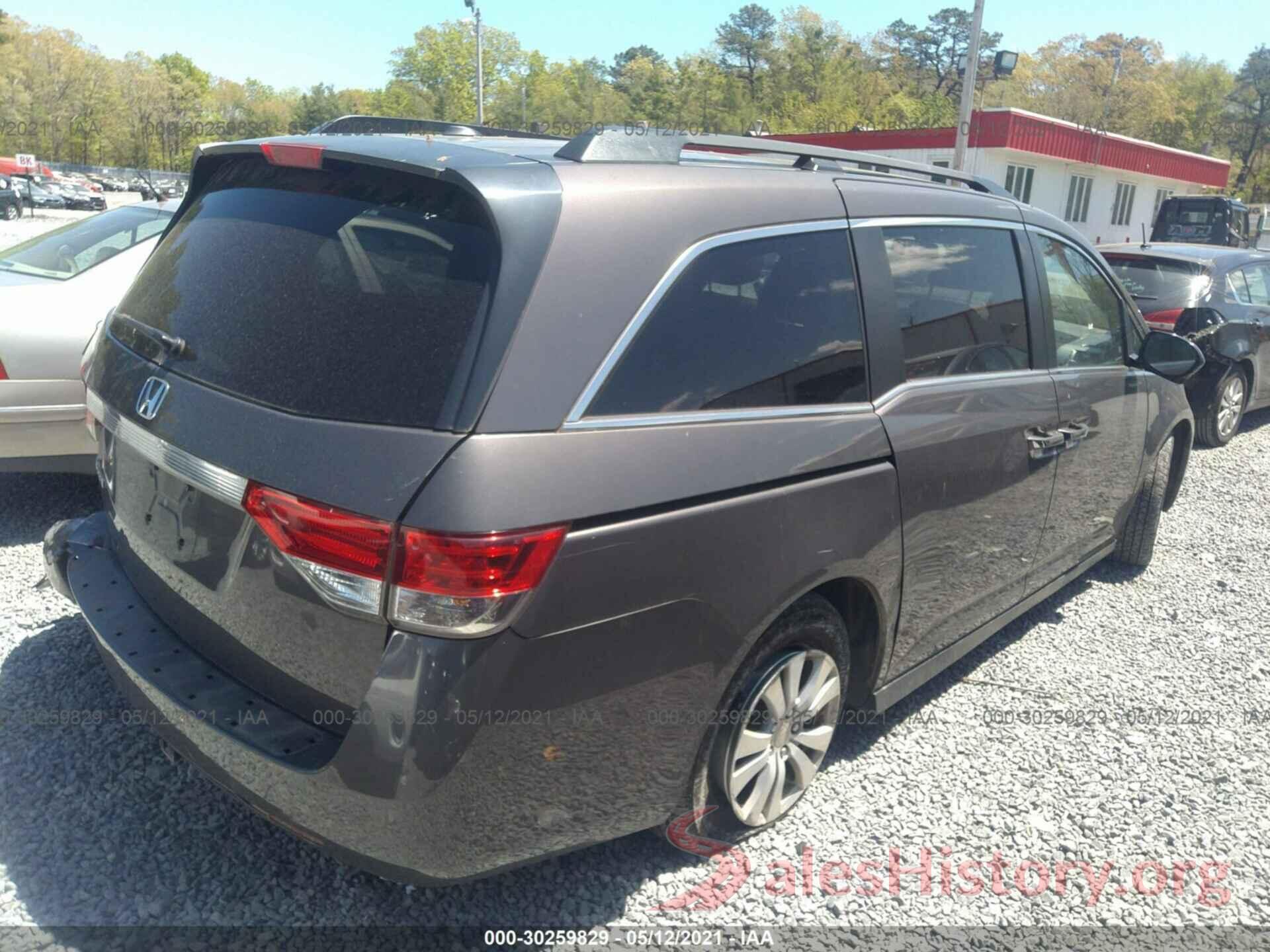 5FNRL5H69GB123019 2016 HONDA ODYSSEY