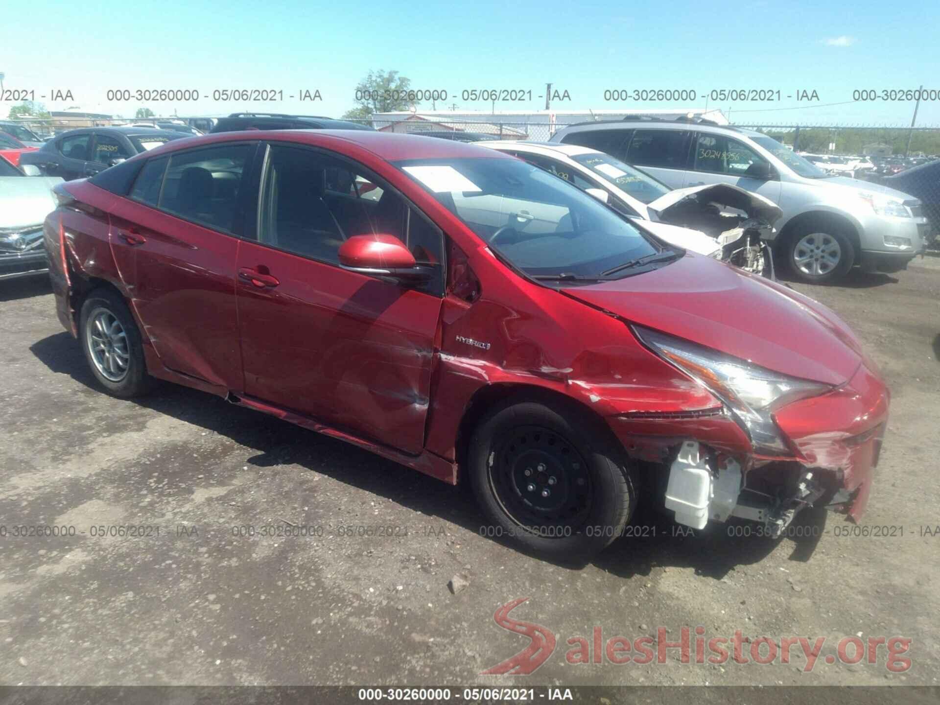 JTDKBRFU7J3600080 2018 TOYOTA PRIUS