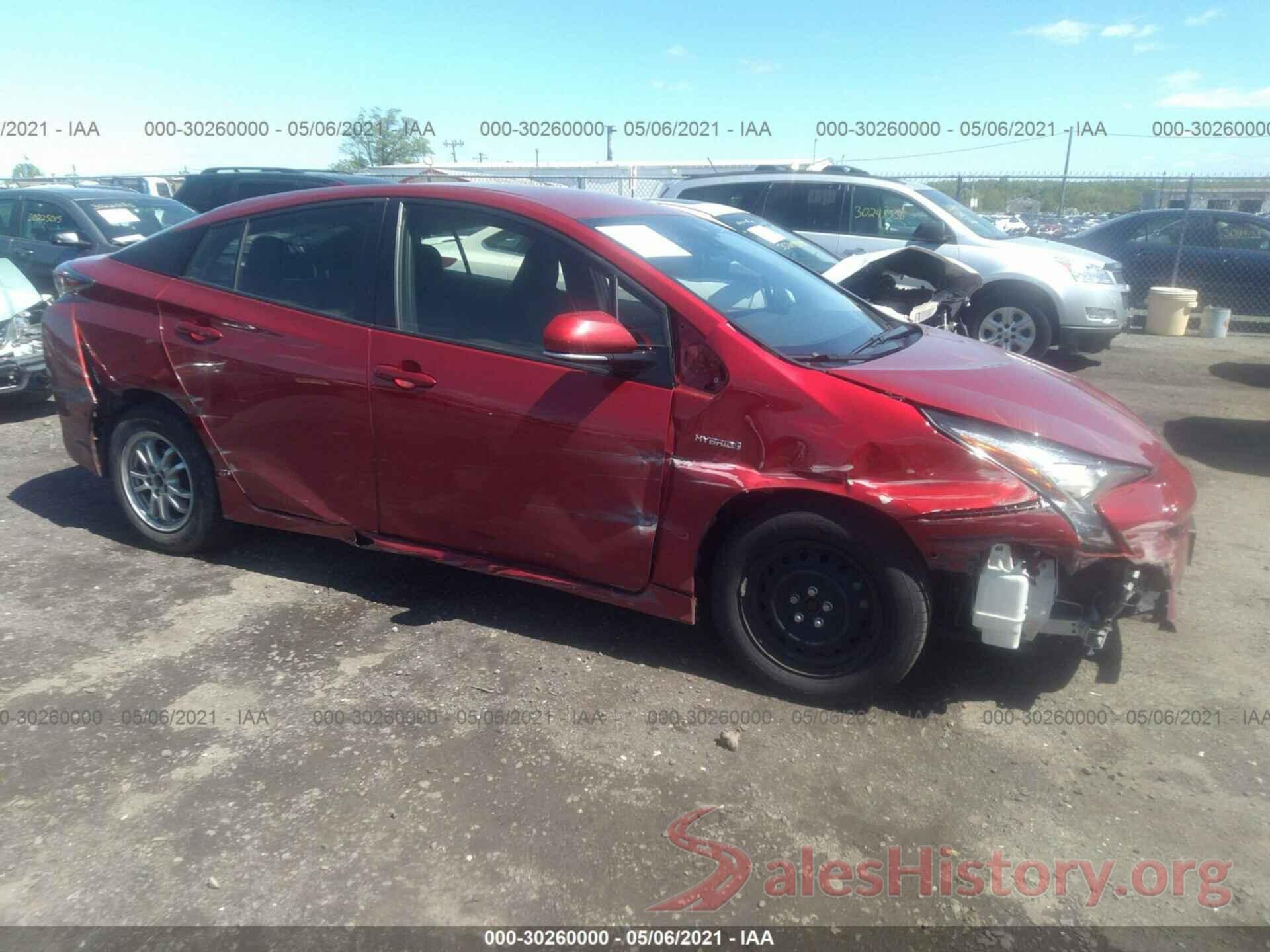 JTDKBRFU7J3600080 2018 TOYOTA PRIUS