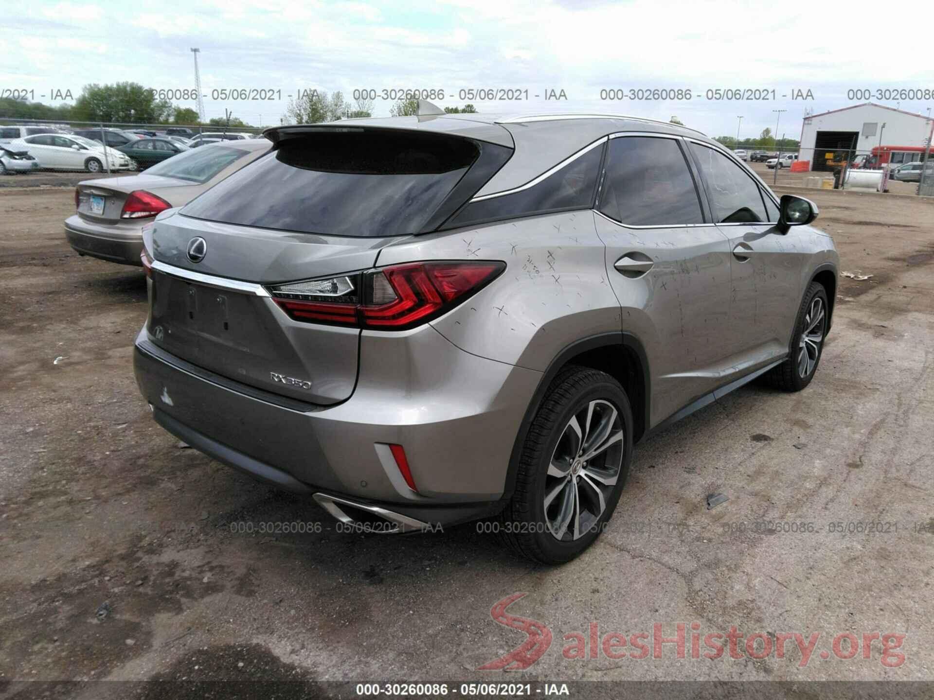 2T2ZZMCA2HC048931 2017 LEXUS RX