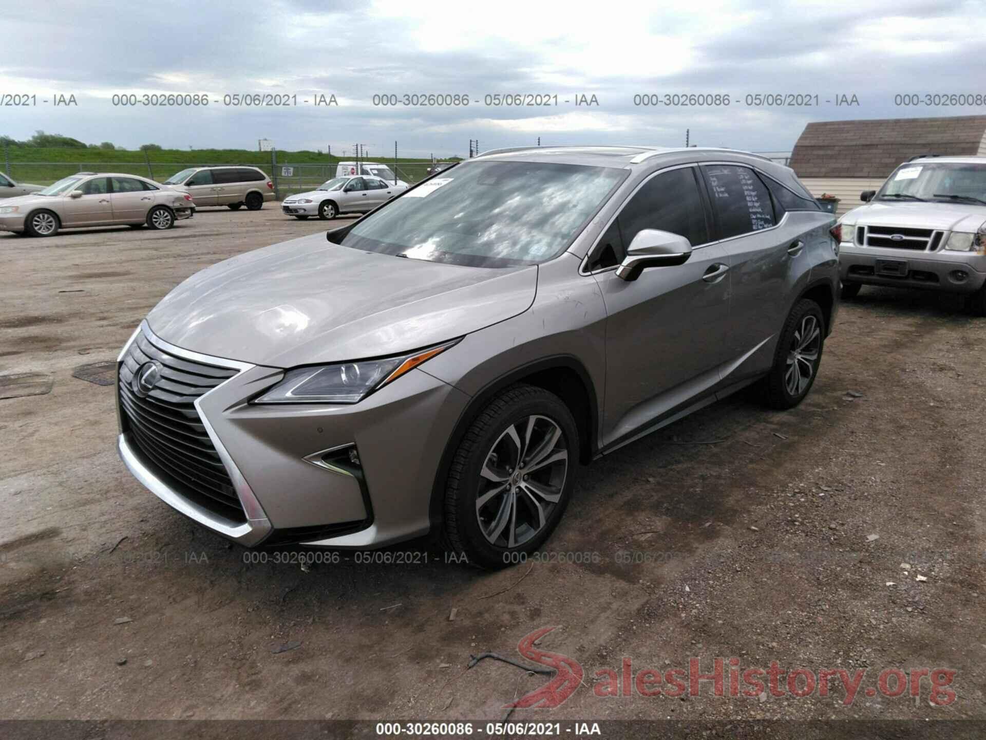 2T2ZZMCA2HC048931 2017 LEXUS RX