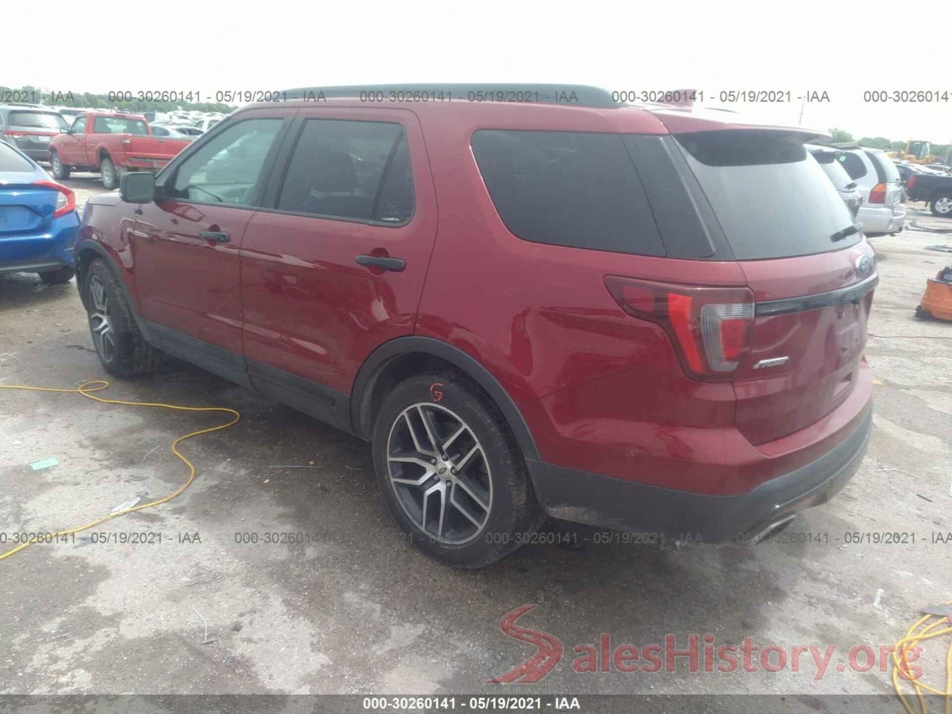 1FM5K8GT9HGA66947 2017 FORD EXPLORER