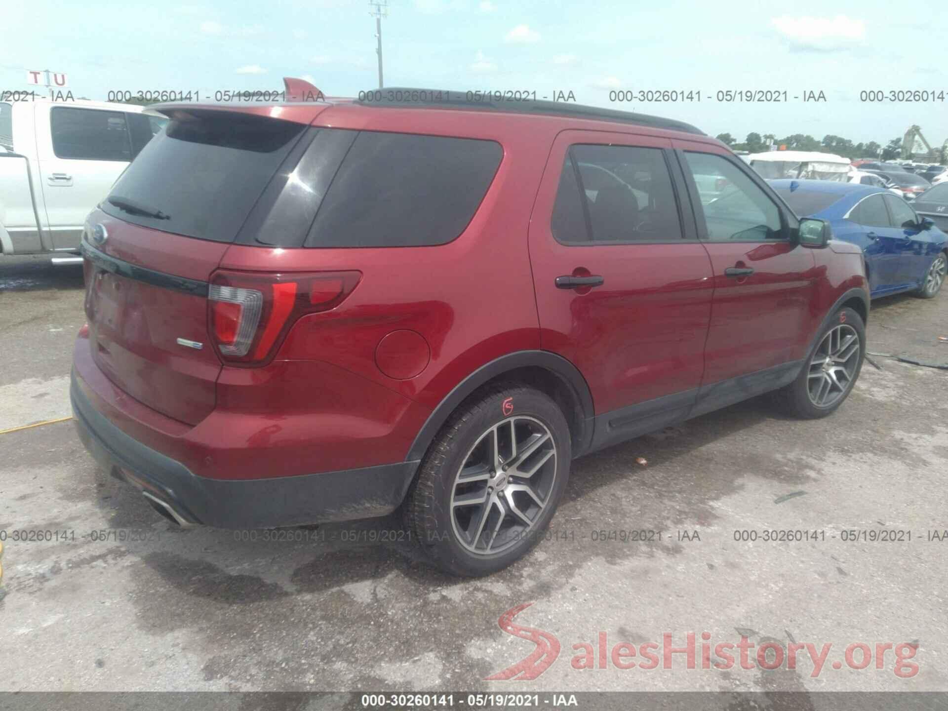 1FM5K8GT9HGA66947 2017 FORD EXPLORER