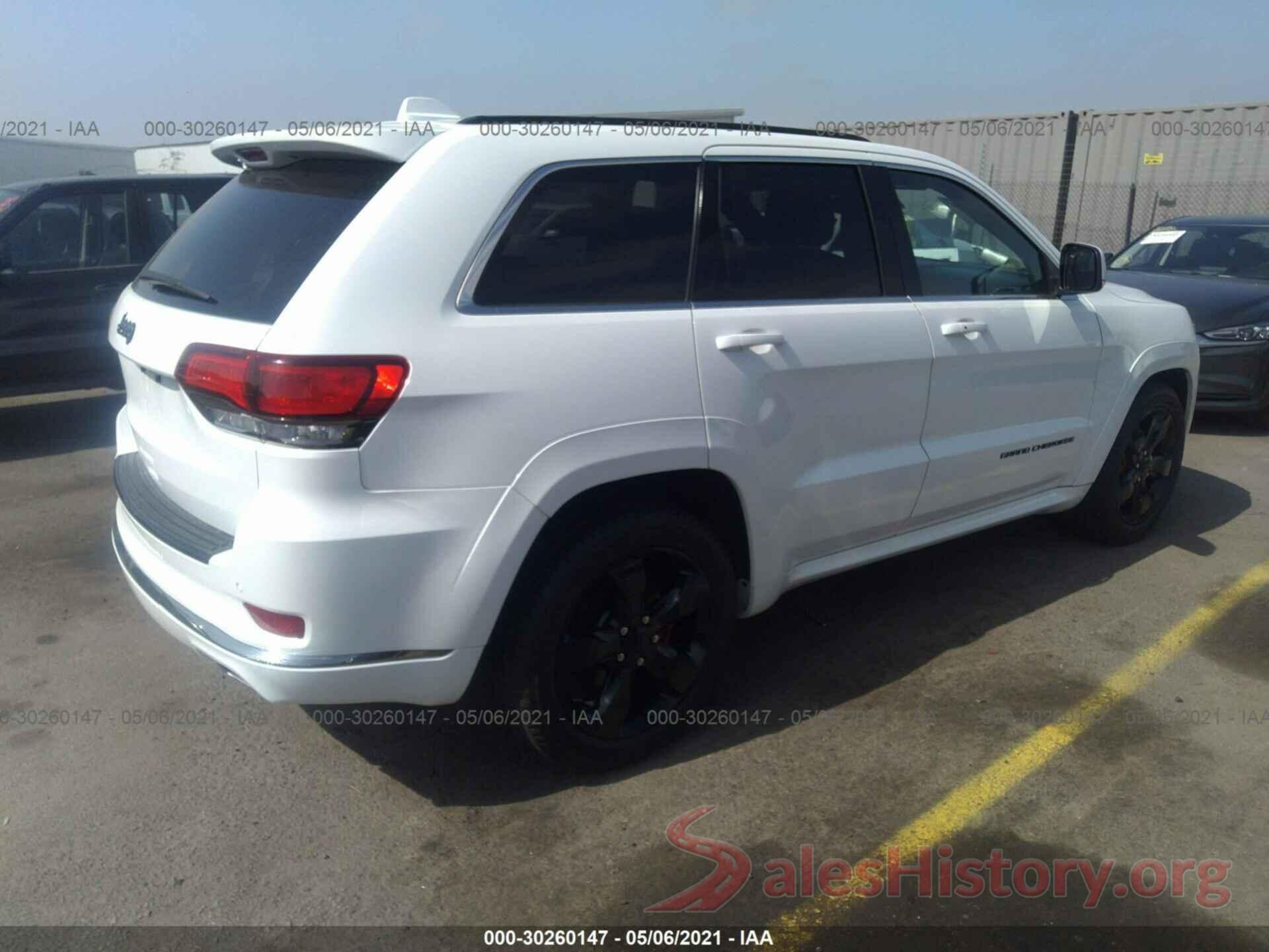 1C4RJECG1GC465583 2016 JEEP GRAND CHEROKEE