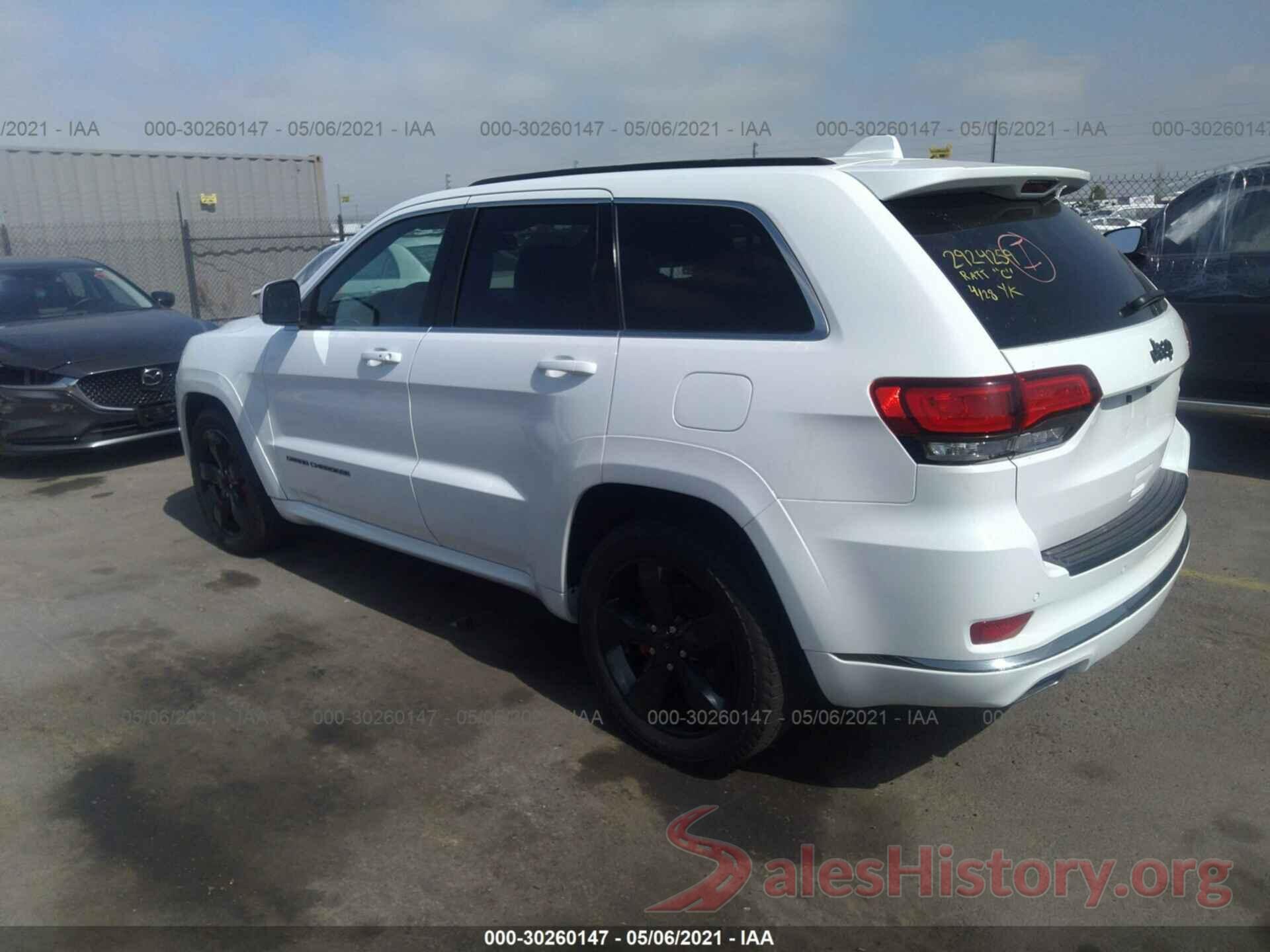 1C4RJECG1GC465583 2016 JEEP GRAND CHEROKEE