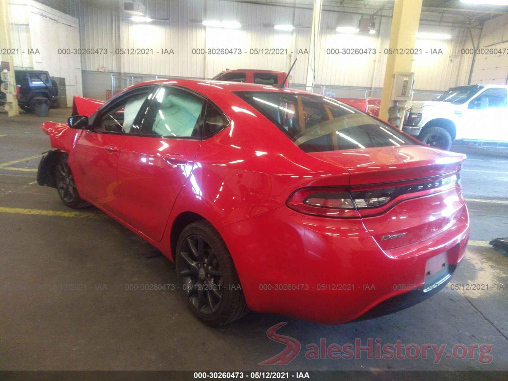 1C3CDFAA9GD703762 2016 DODGE DART