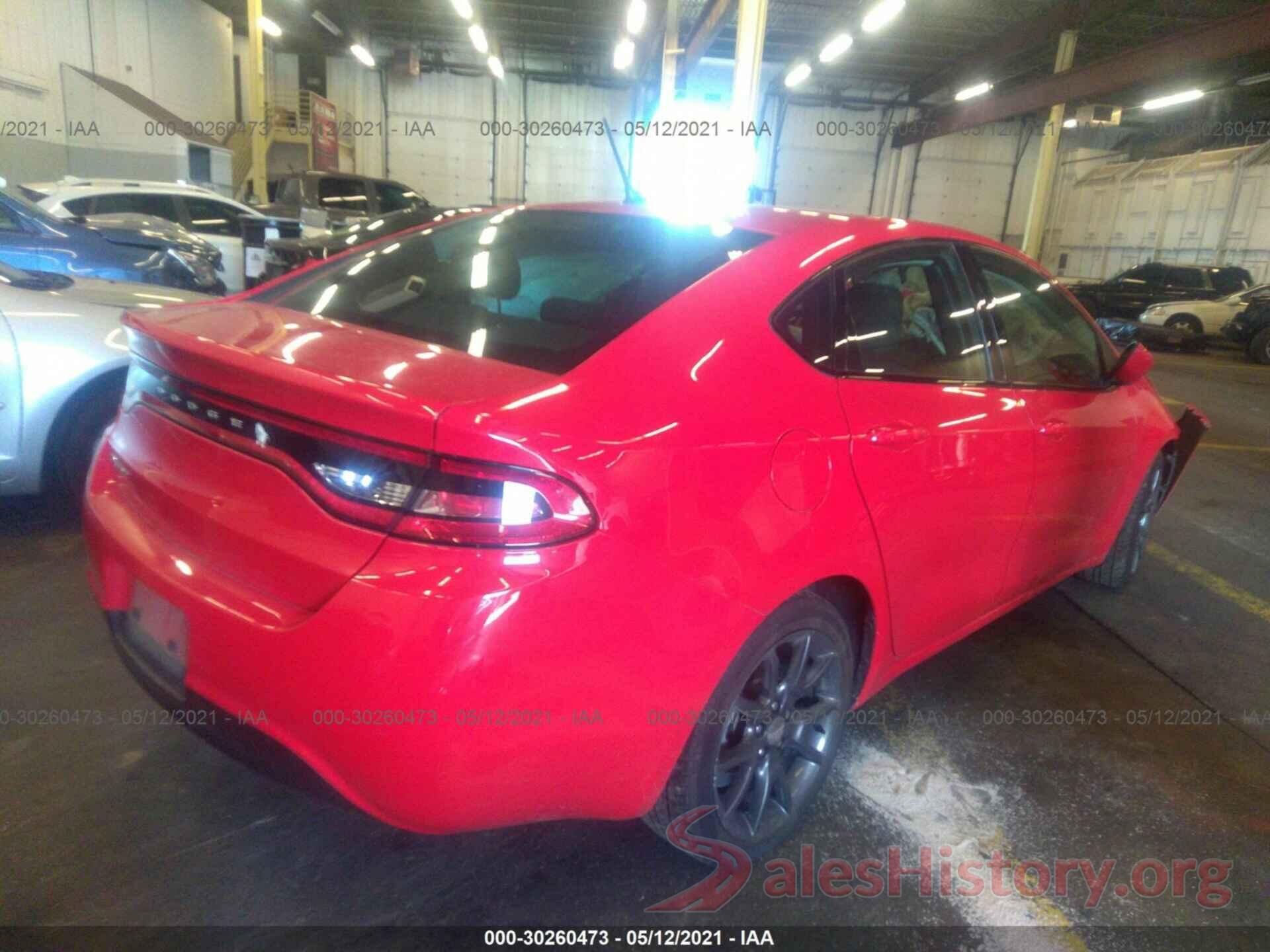 1C3CDFAA9GD703762 2016 DODGE DART