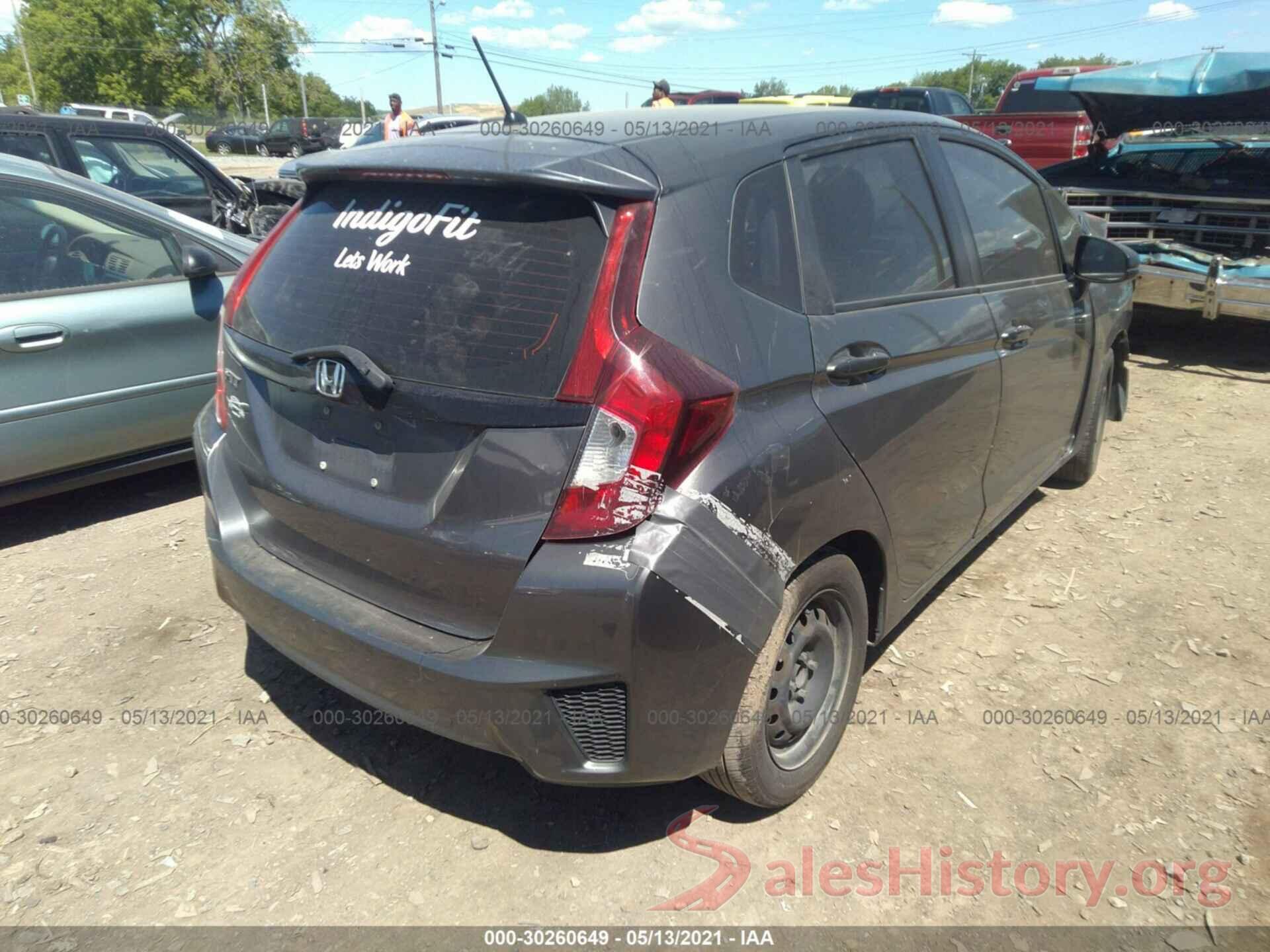 JHMGK5H58GS010701 2016 HONDA FIT