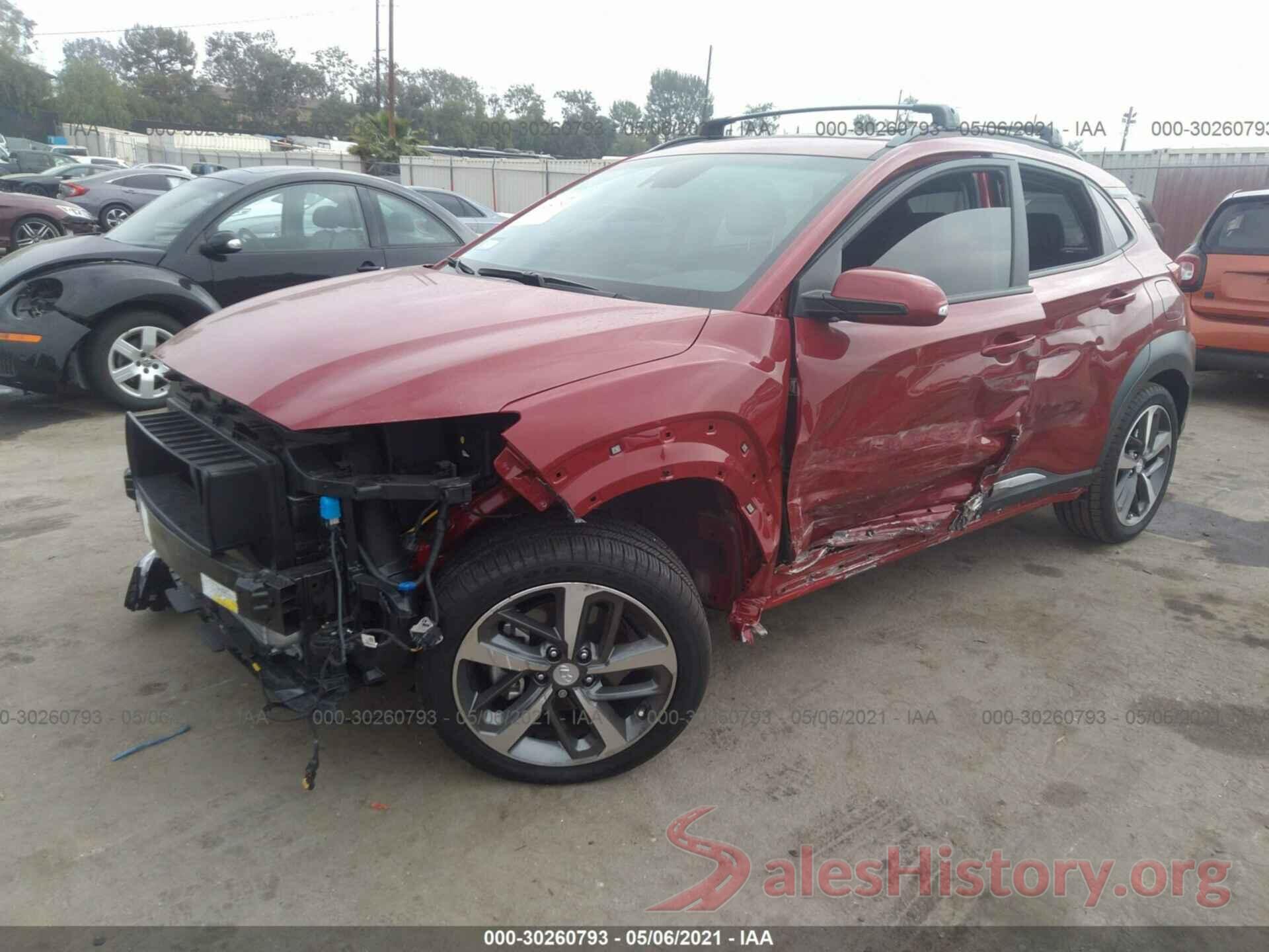 KM8K33A55MU599354 2021 HYUNDAI KONA