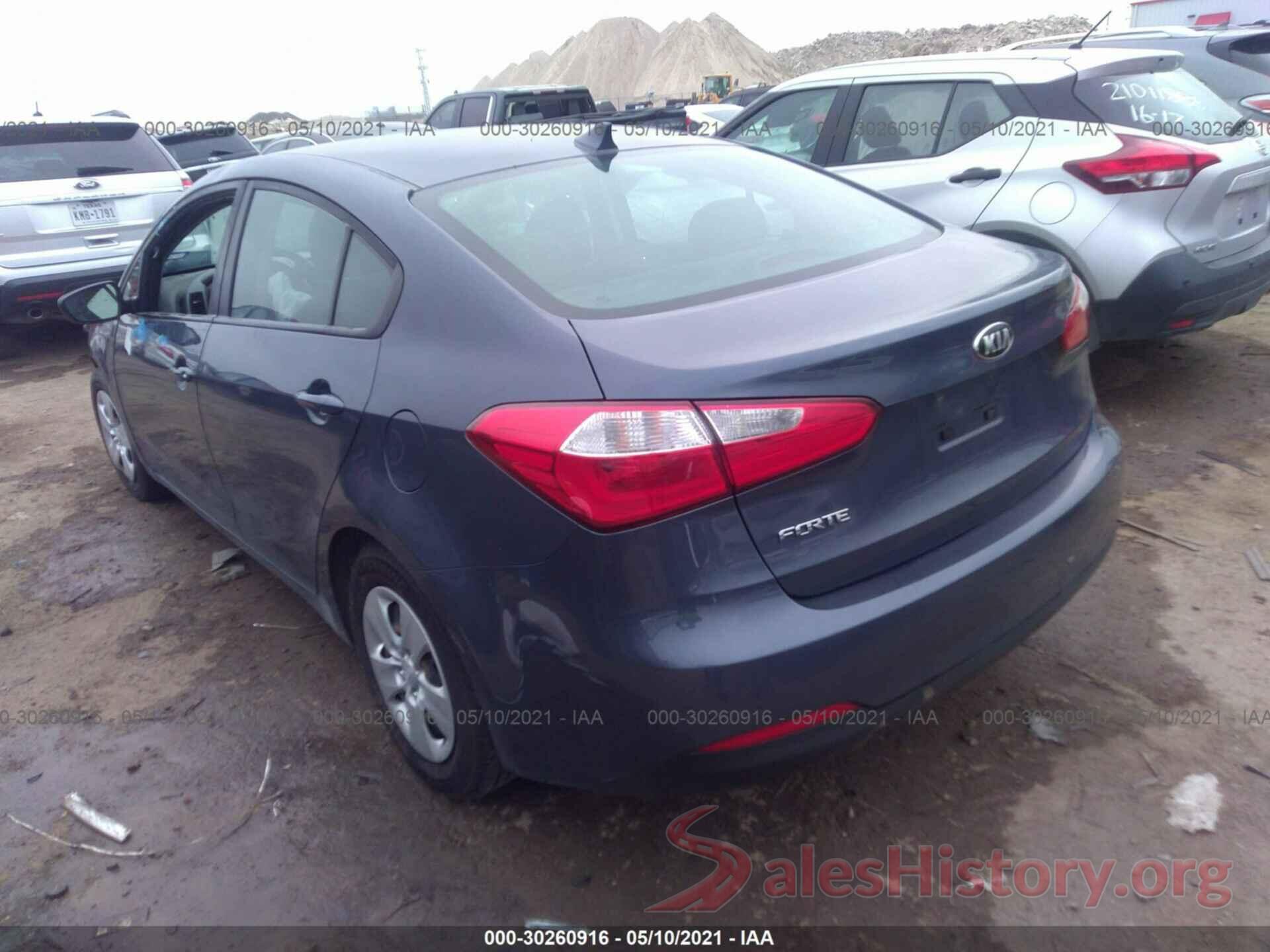 KNAFK4A66G5571842 2016 KIA FORTE