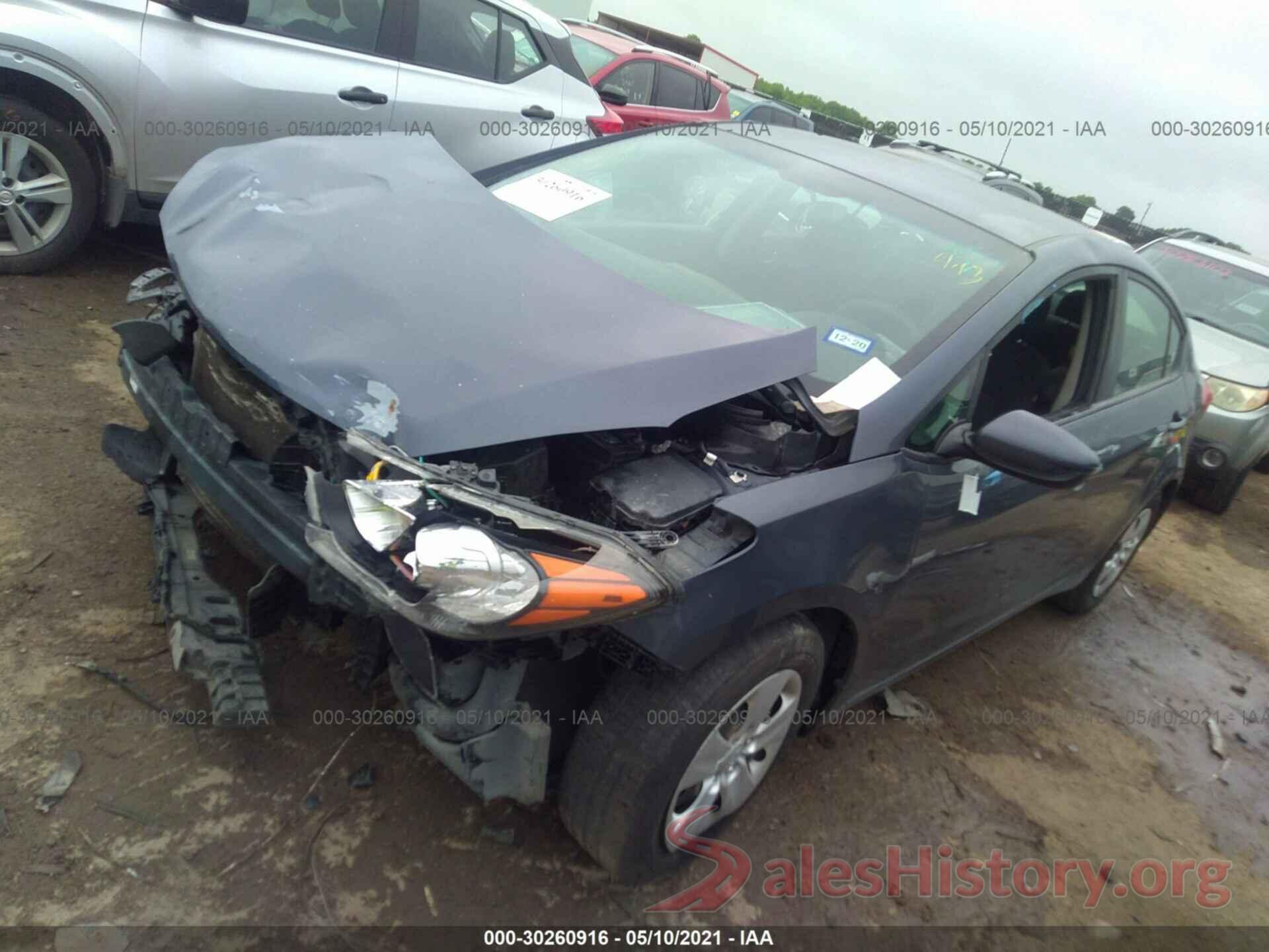 KNAFK4A66G5571842 2016 KIA FORTE