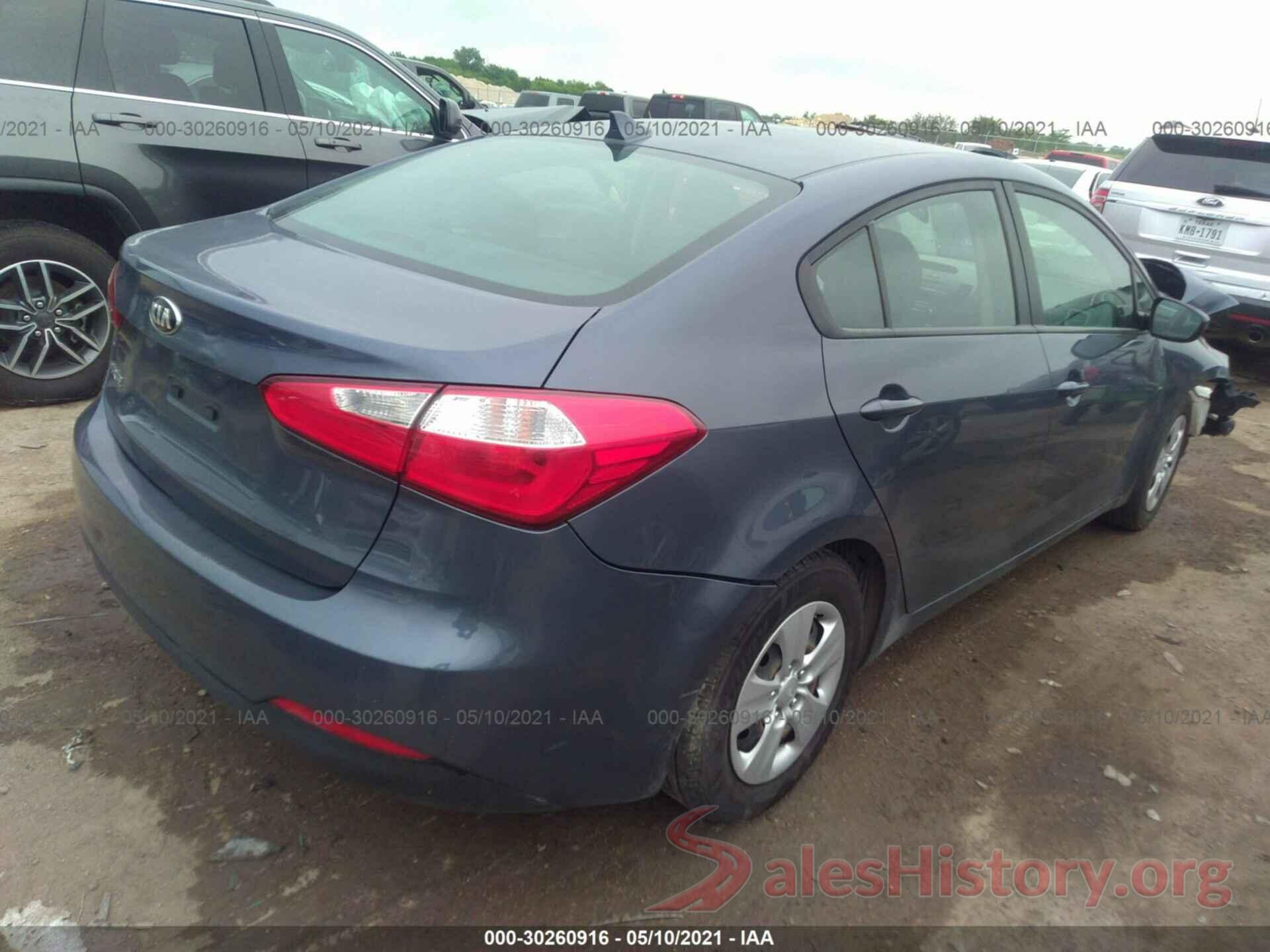 KNAFK4A66G5571842 2016 KIA FORTE