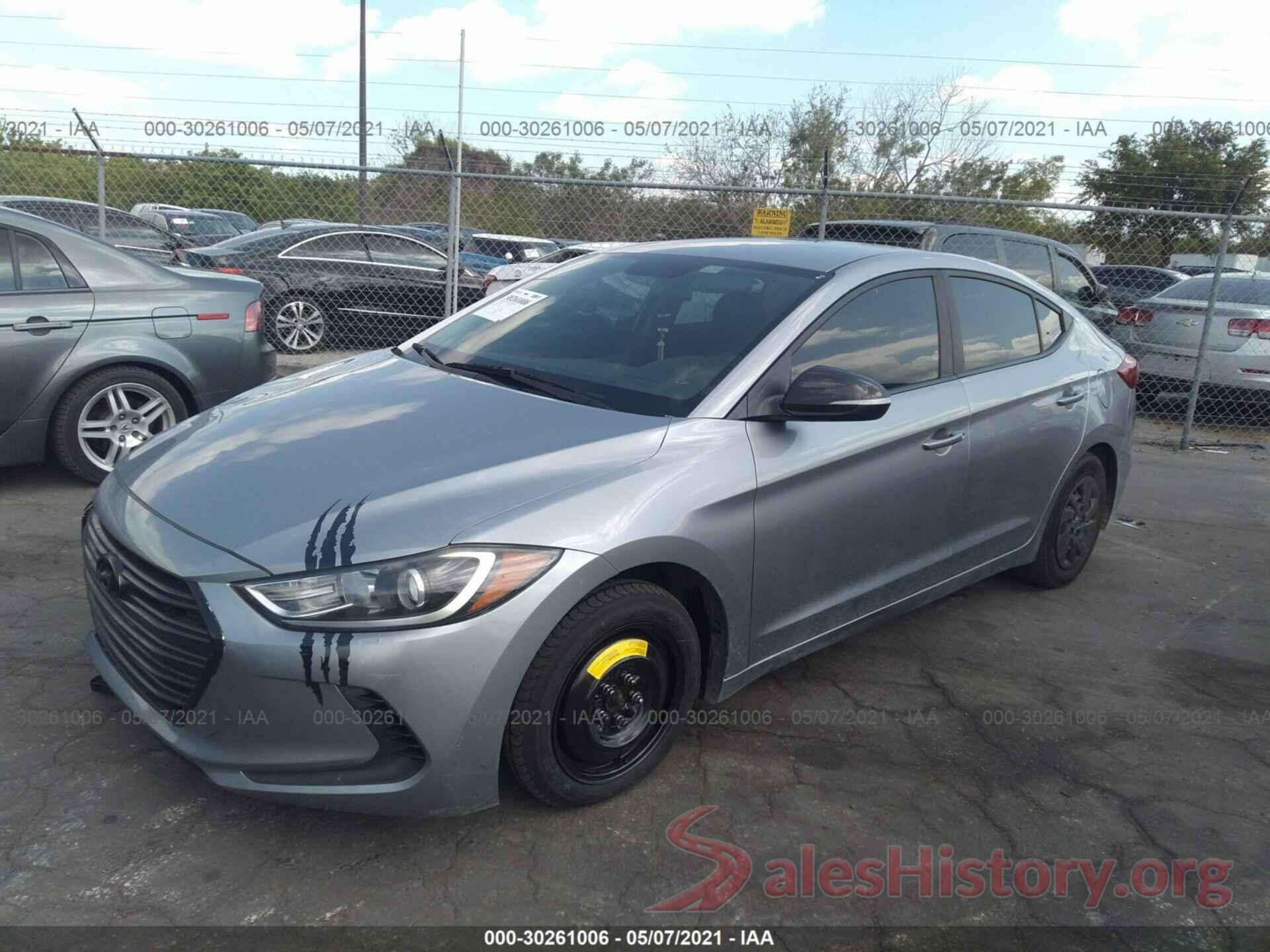 5NPD74LF4HH126672 2017 HYUNDAI ELANTRA