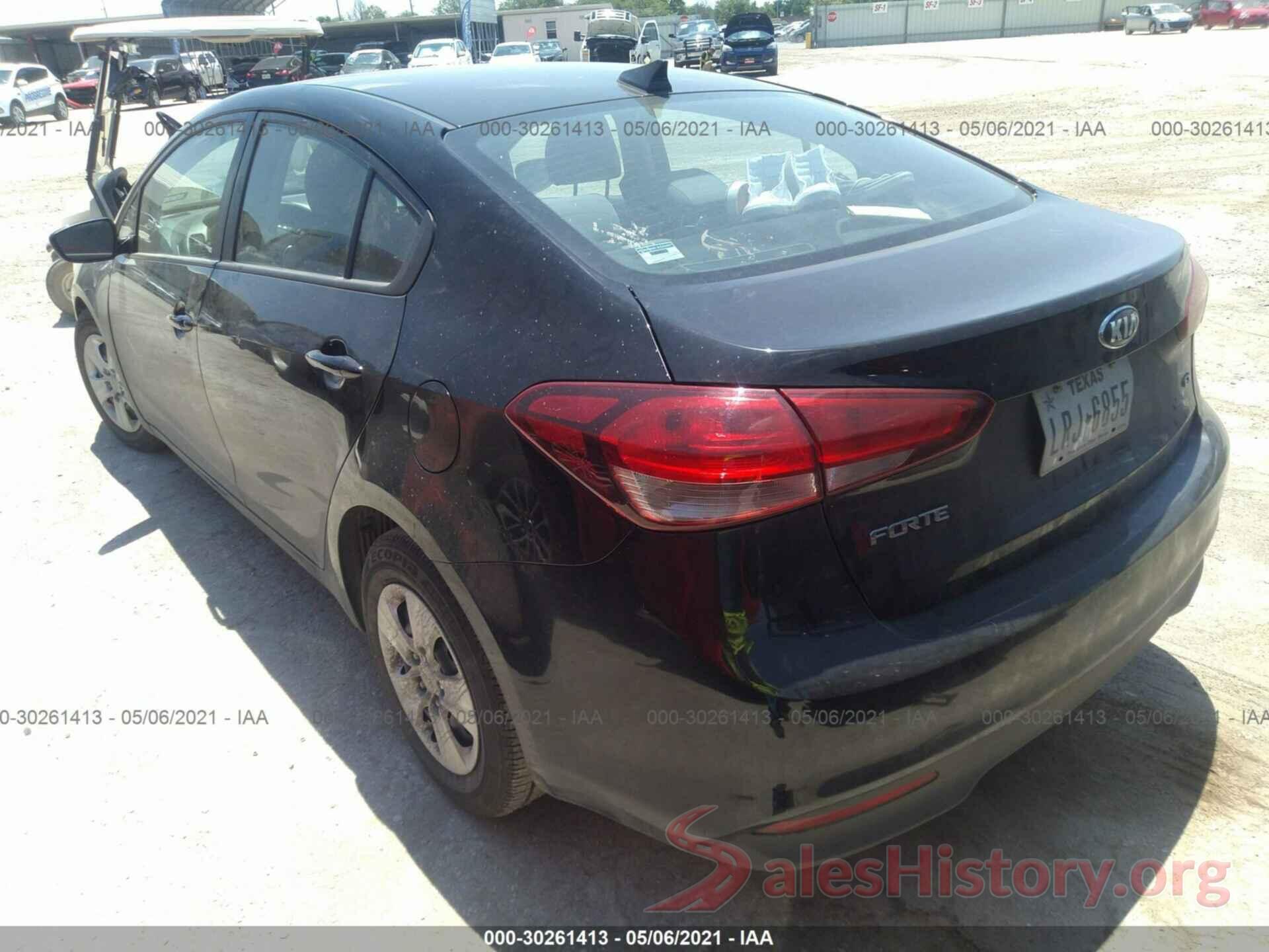 3KPFL4A7XJE272617 2018 KIA FORTE