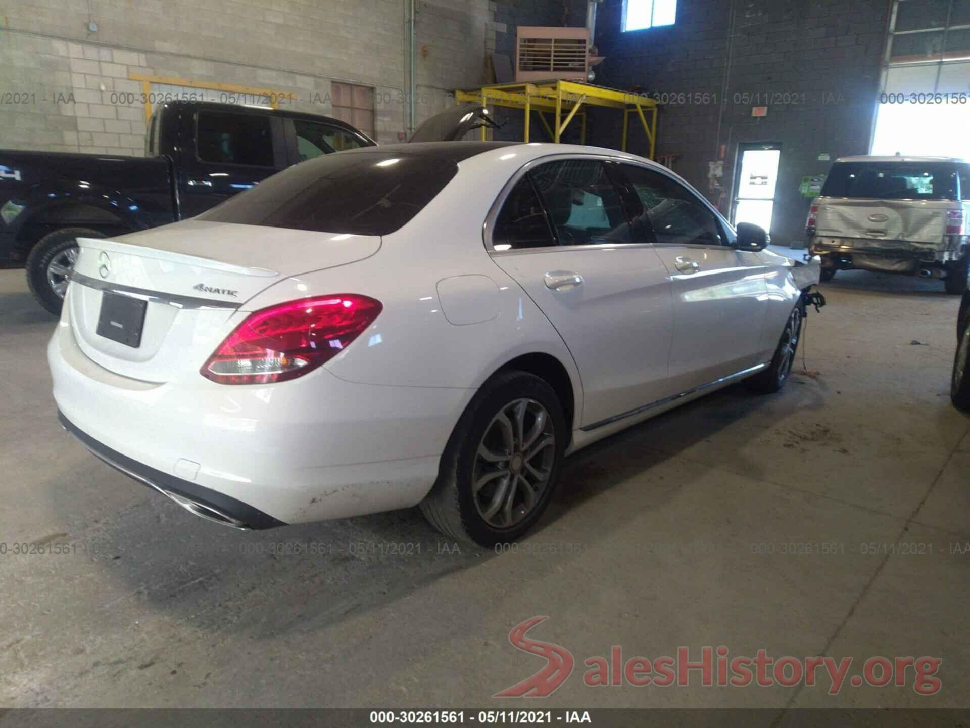 55SWF4KB0GU122320 2016 MERCEDES-BENZ C-CLASS