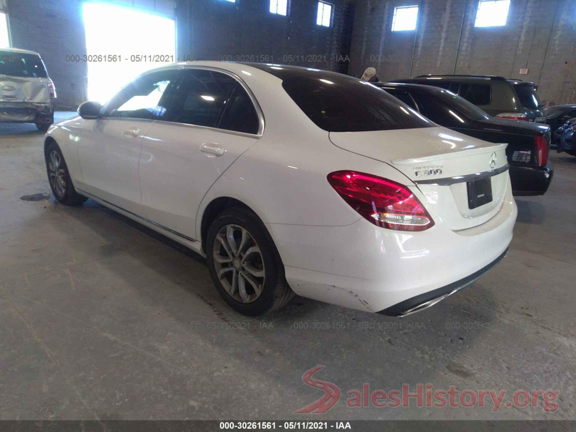 55SWF4KB0GU122320 2016 MERCEDES-BENZ C-CLASS