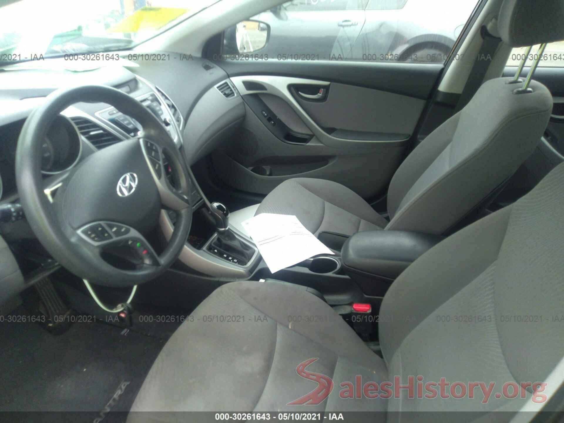 KMHDH4AE8GU607547 2016 HYUNDAI ELANTRA