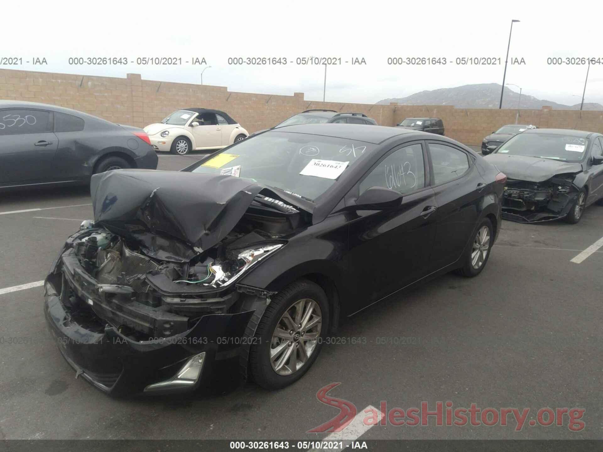 KMHDH4AE8GU607547 2016 HYUNDAI ELANTRA