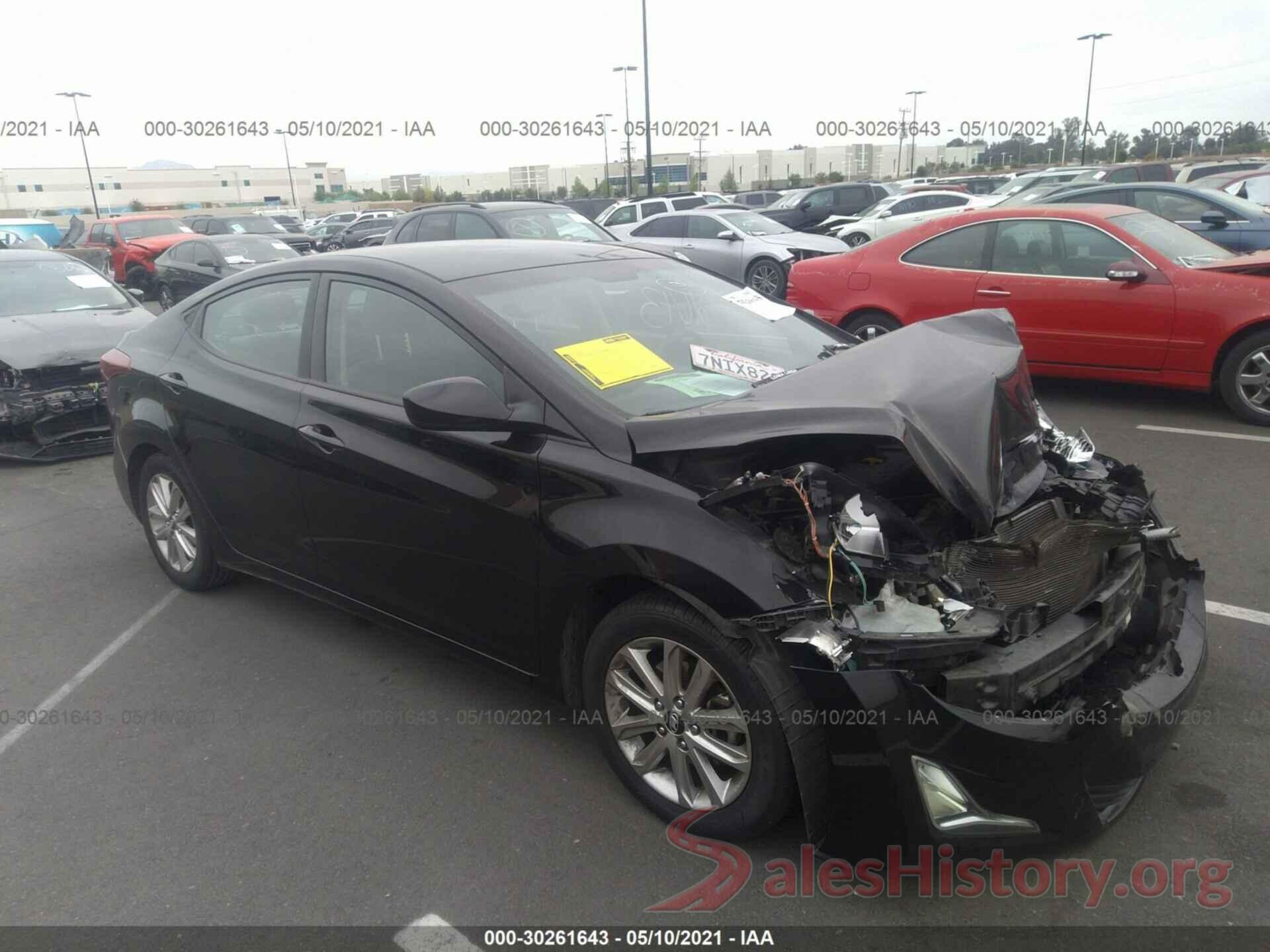 KMHDH4AE8GU607547 2016 HYUNDAI ELANTRA