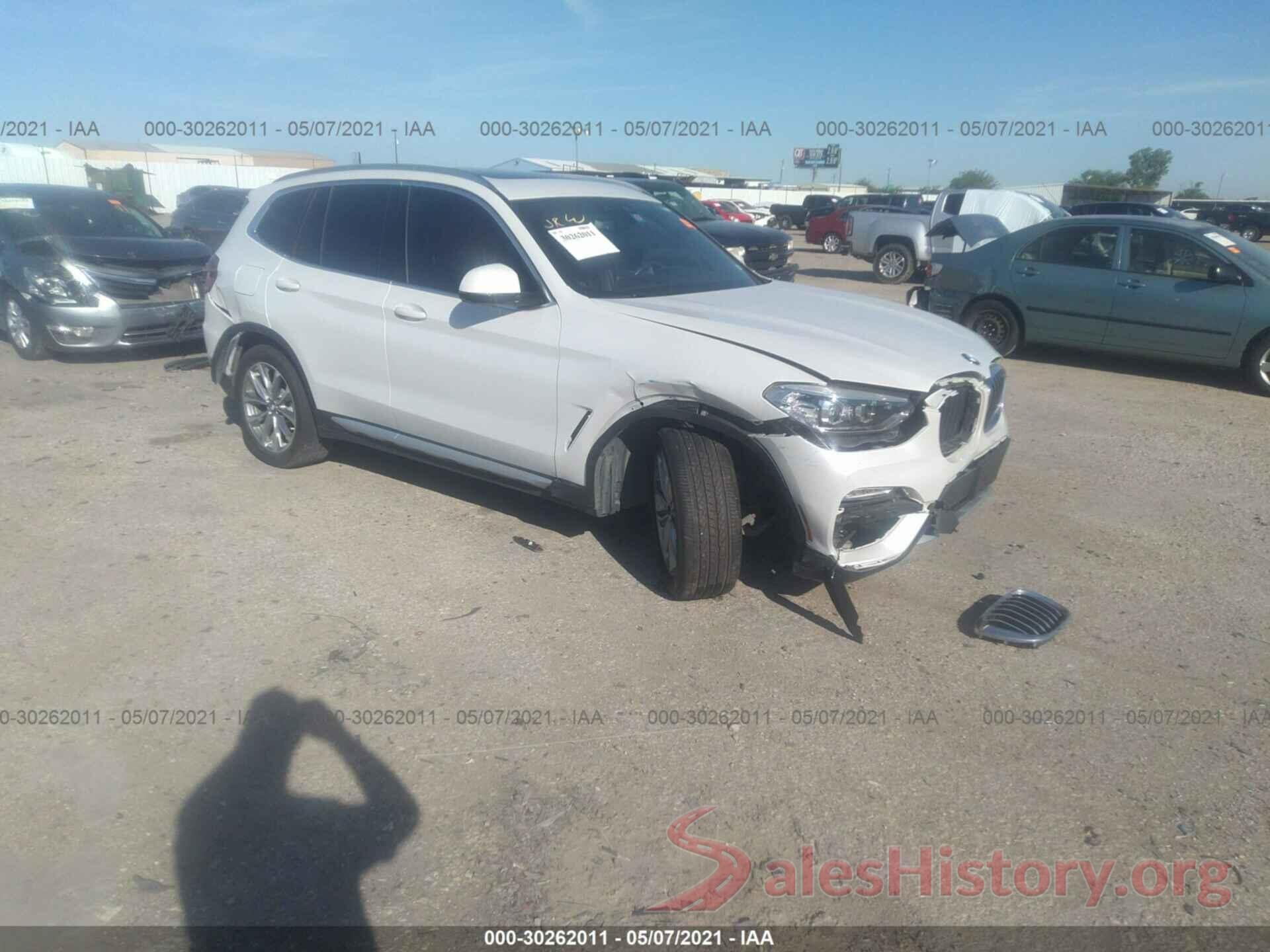 5UXTR7C57KLE88370 2019 BMW X3