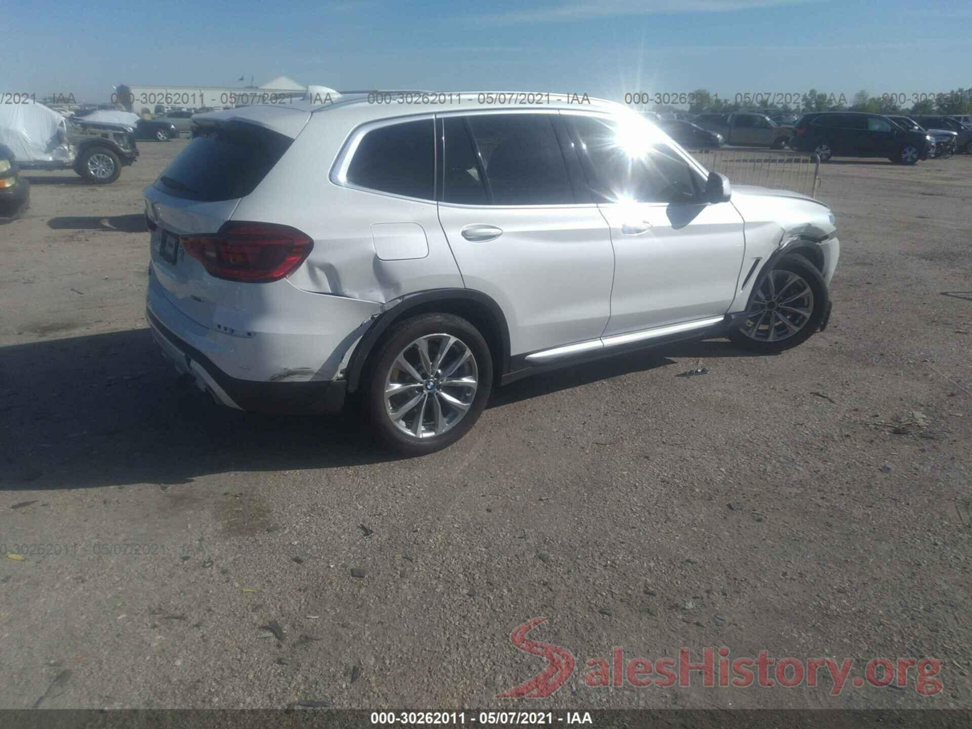 5UXTR7C57KLE88370 2019 BMW X3