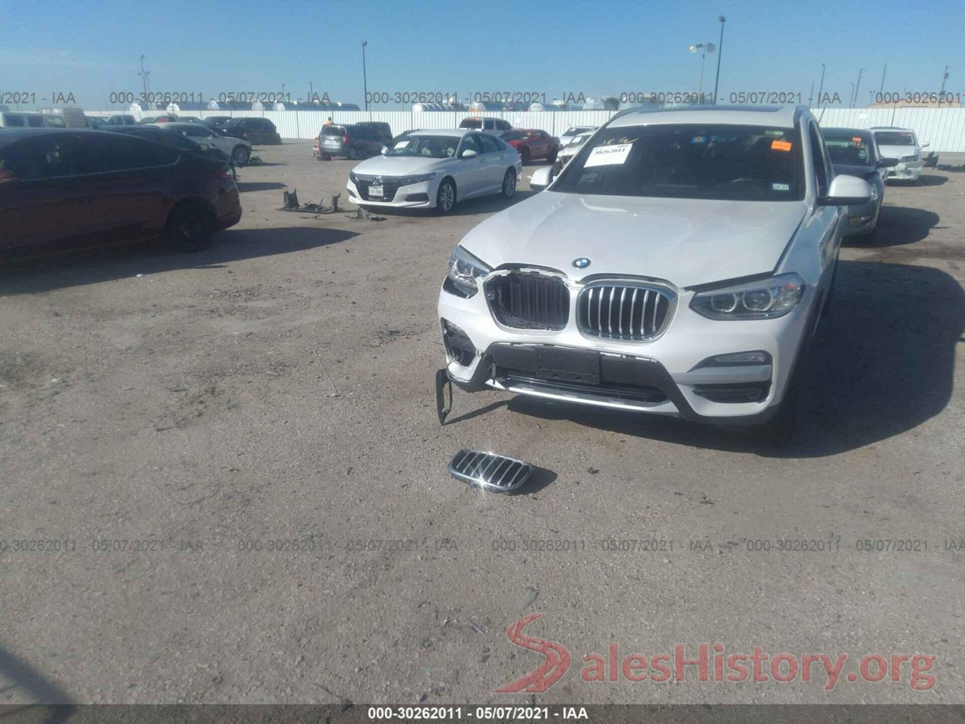 5UXTR7C57KLE88370 2019 BMW X3