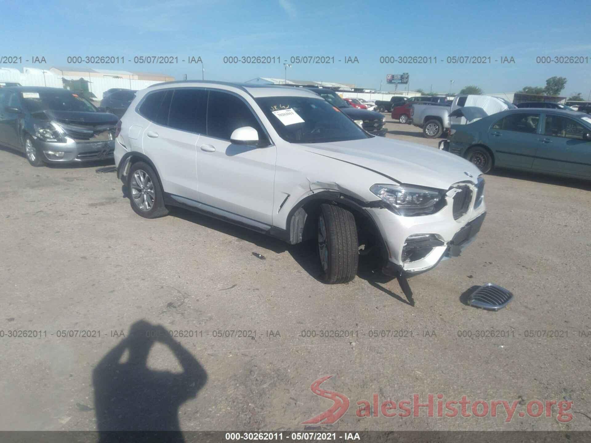 5UXTR7C57KLE88370 2019 BMW X3