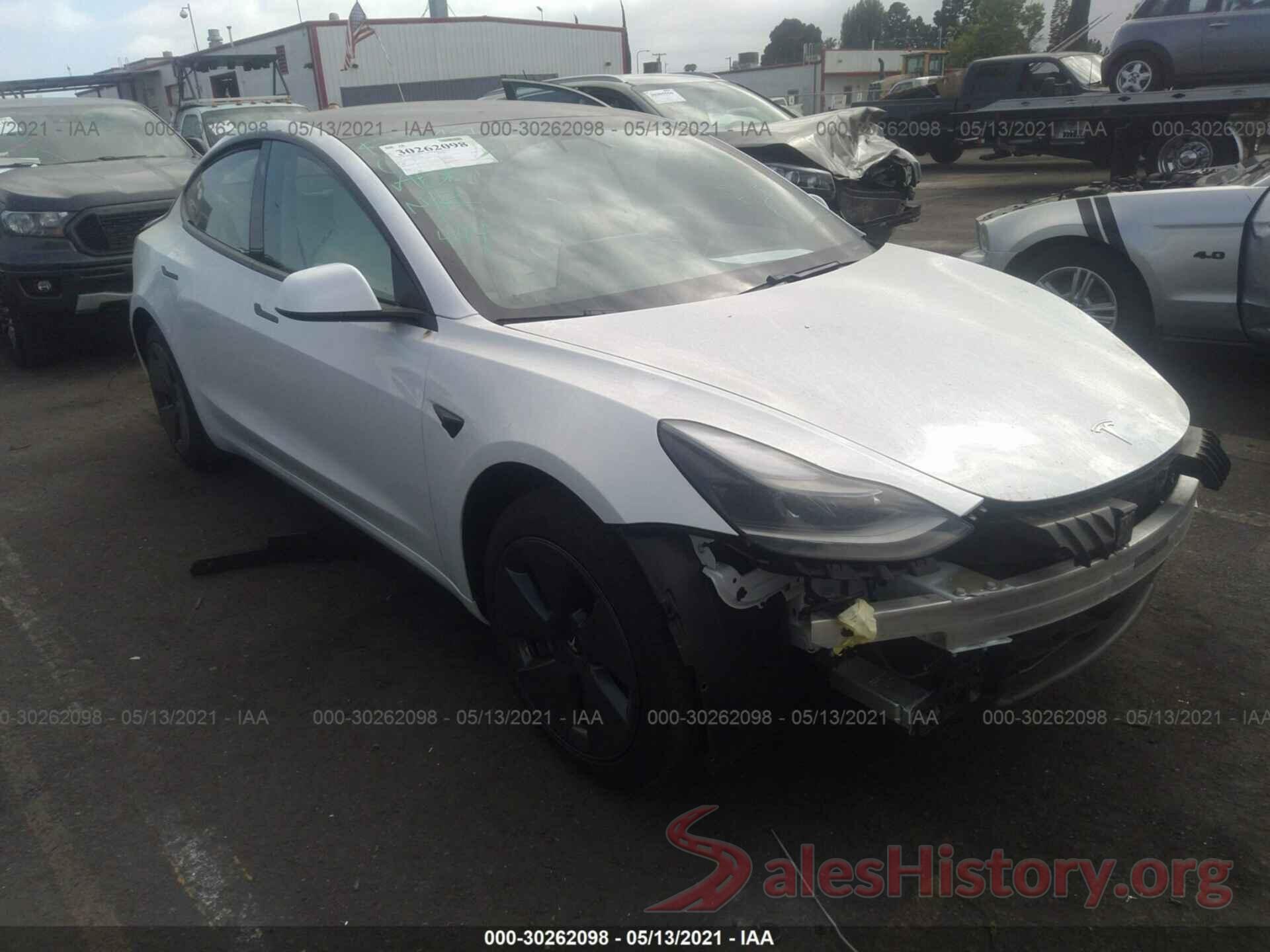 5YJ3E1EBXMF876208 2021 TESLA MODEL 3