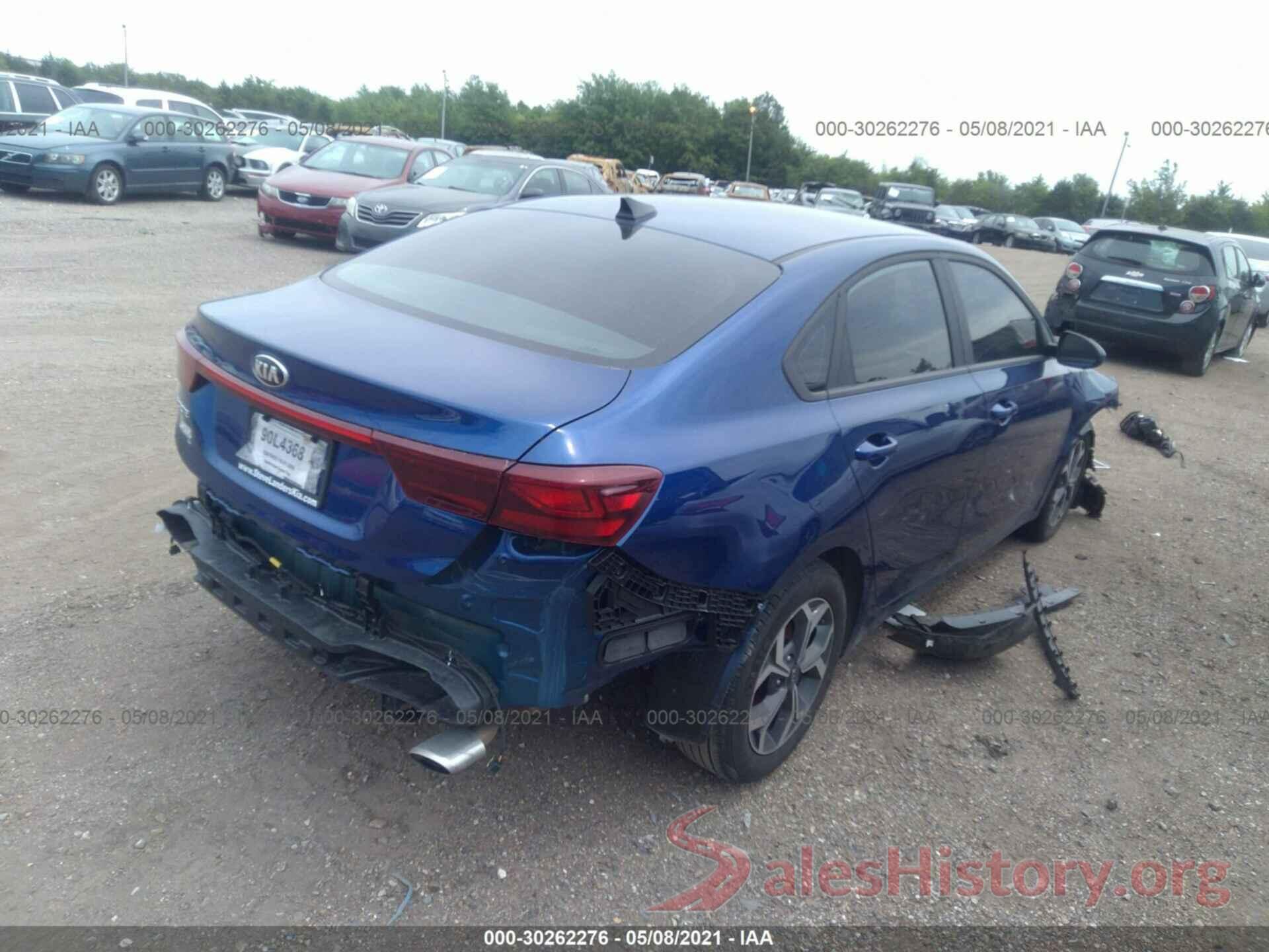 3KPF24AD4LE214675 2020 KIA FORTE