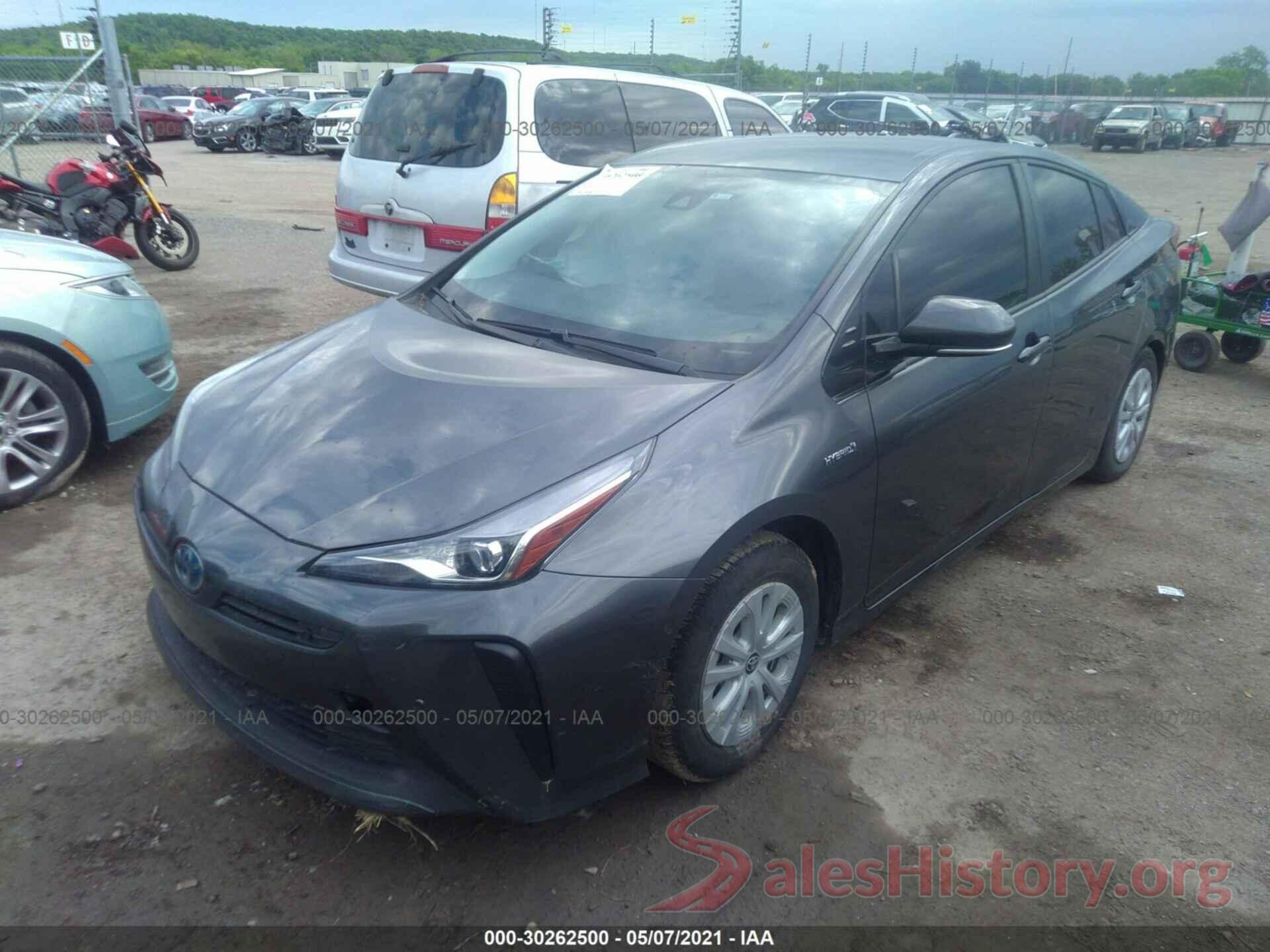 JTDKARFU1K3089924 2019 TOYOTA PRIUS