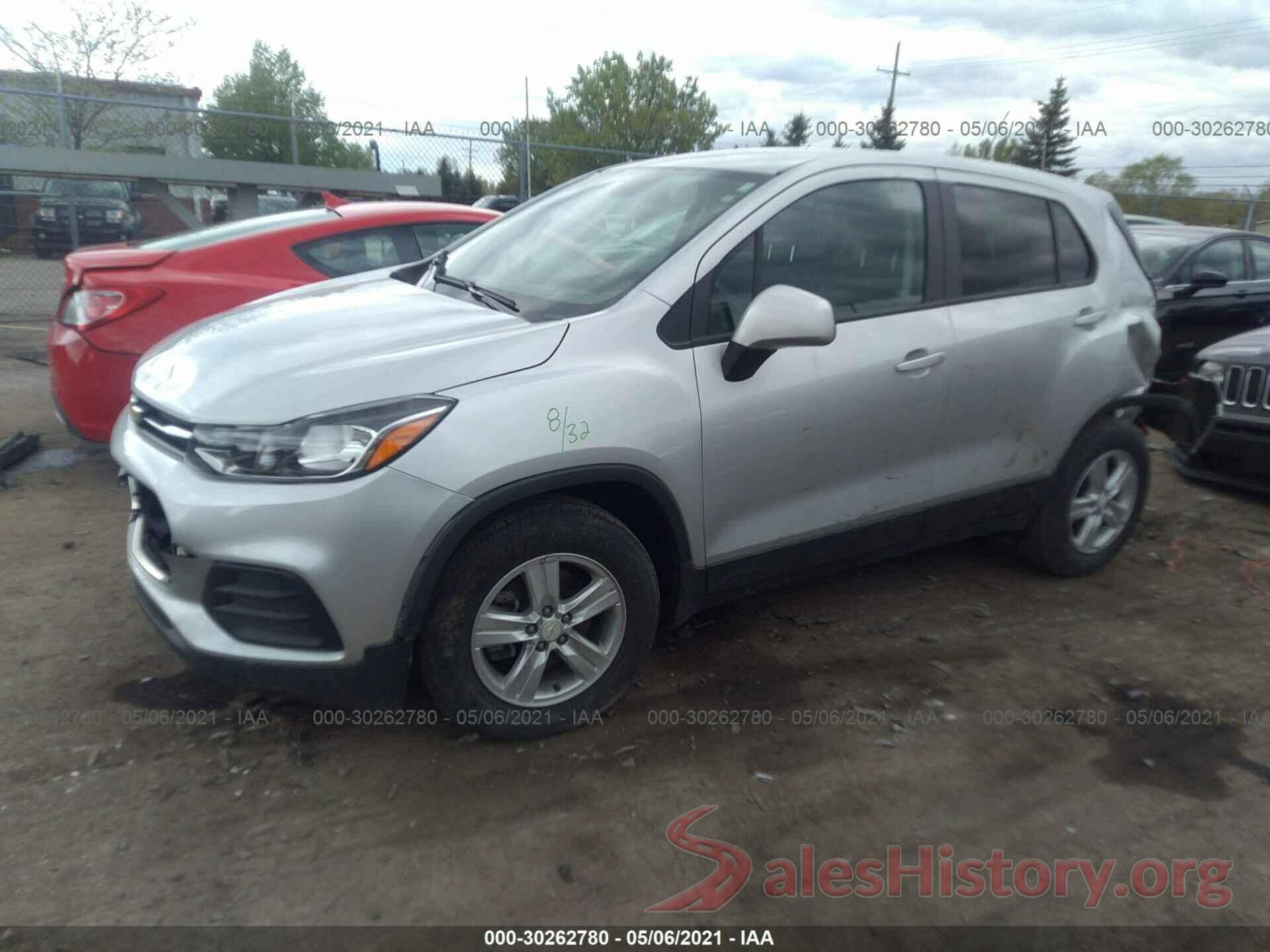 3GNCJKSB4KL406428 2019 CHEVROLET TRAX