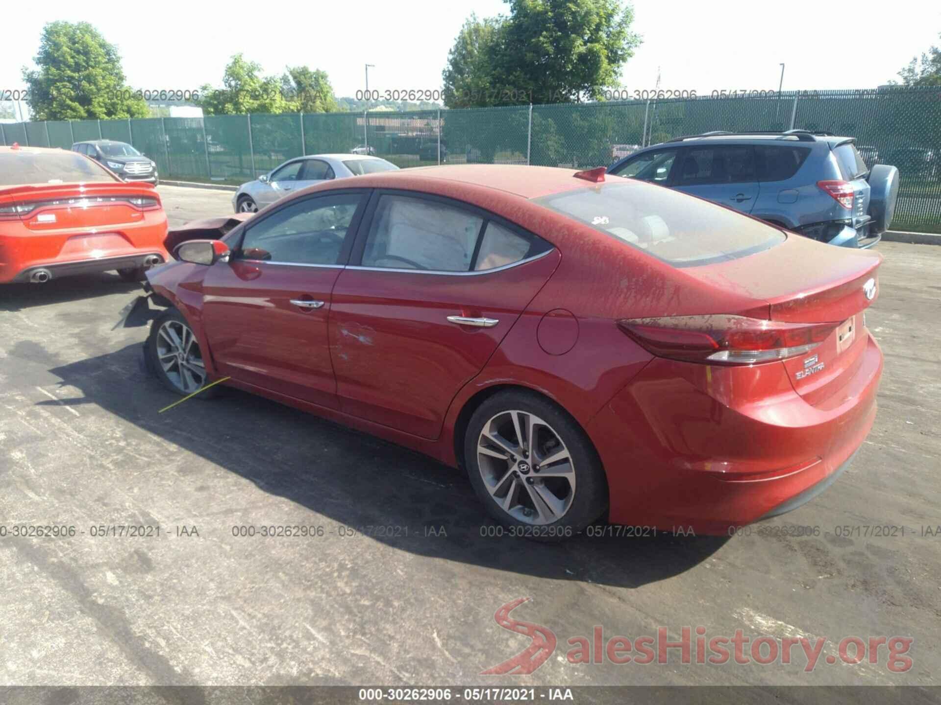 5NPD84LF8HH068210 2017 HYUNDAI ELANTRA