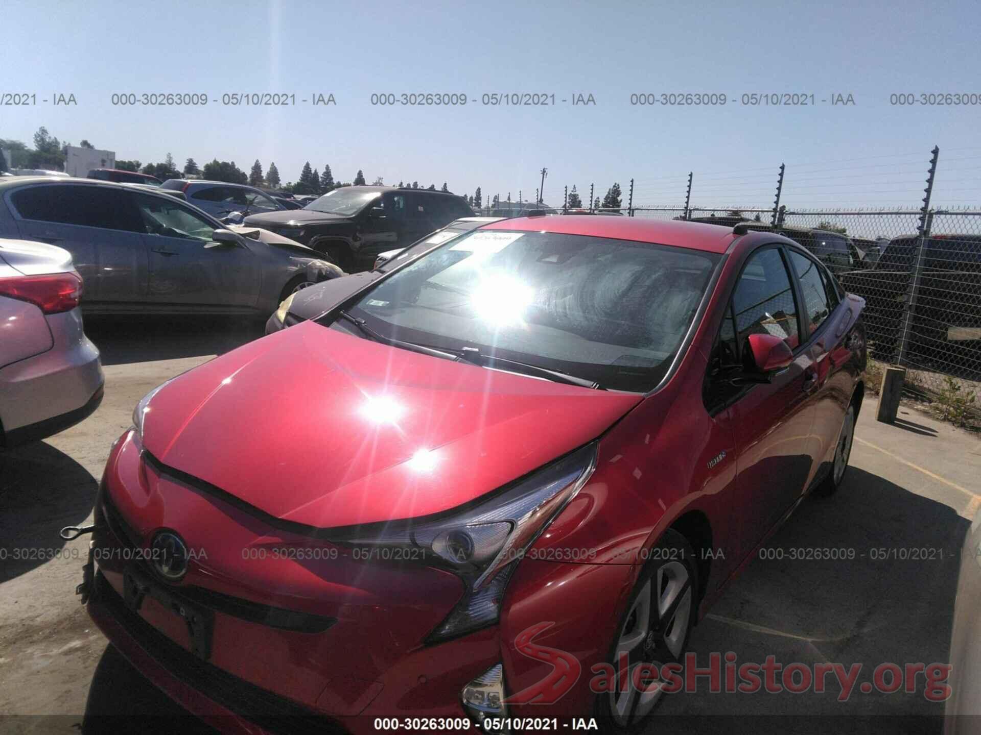 JTDKARFU1H3053000 2017 TOYOTA PRIUS