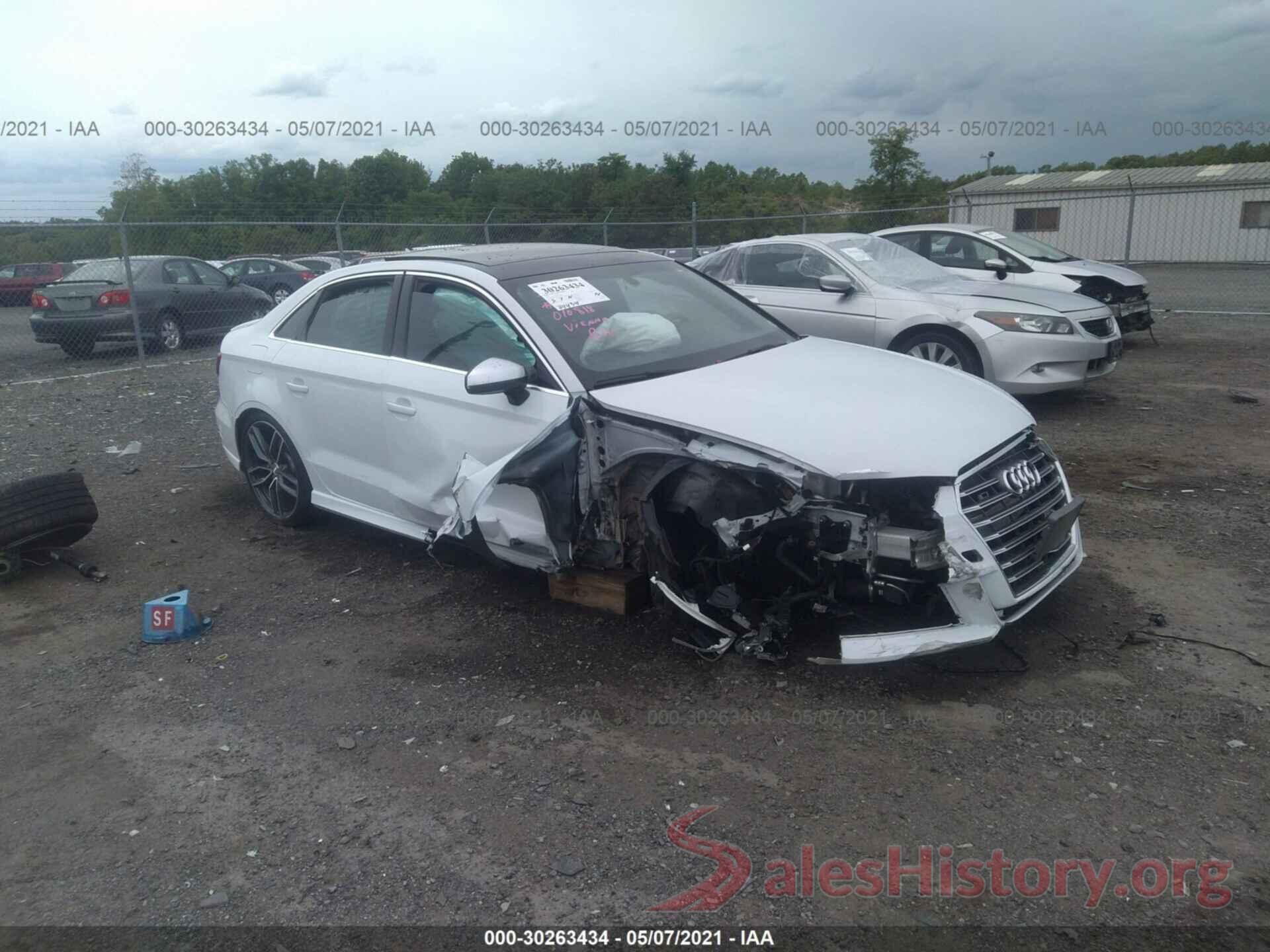 WAUB1GFF7J1010818 2018 AUDI S3