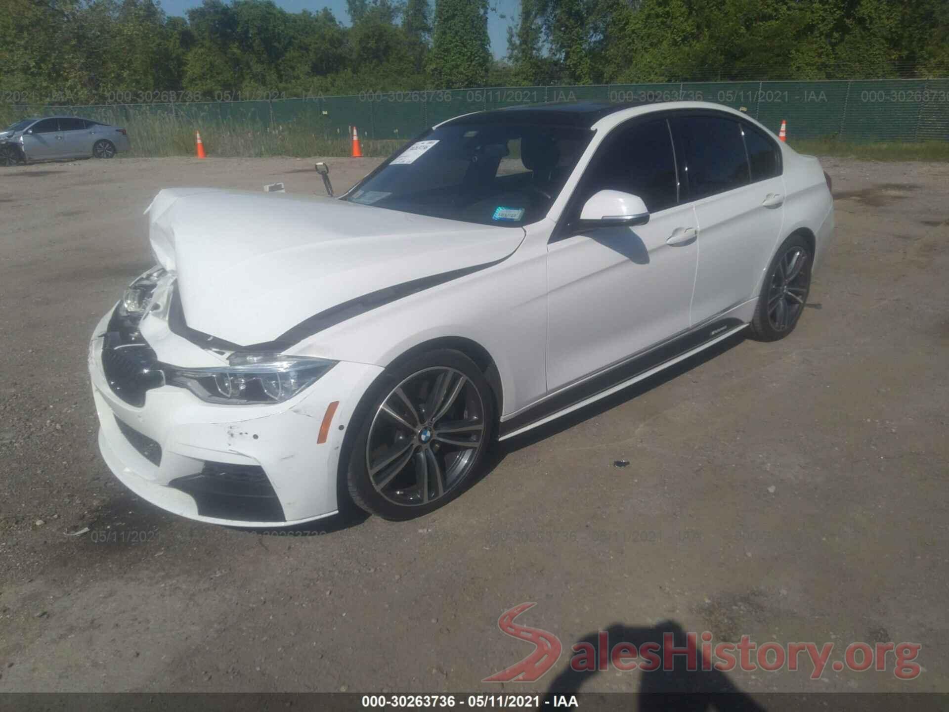 WBA8B3G35HNA92834 2017 BMW 3 SERIES