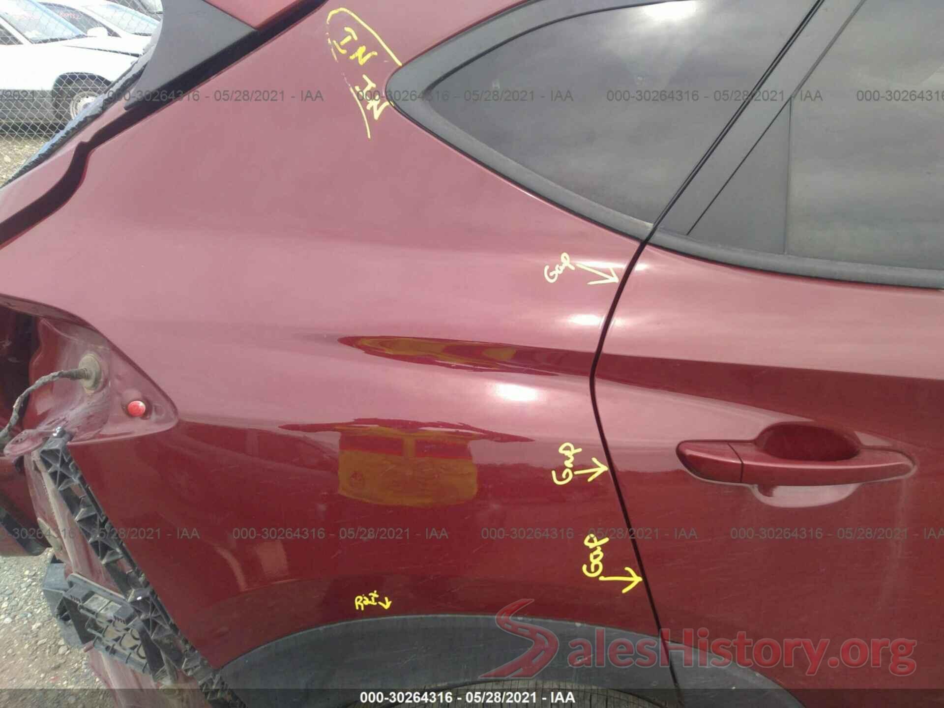 KM8J2CA41KU895121 2019 HYUNDAI TUCSON