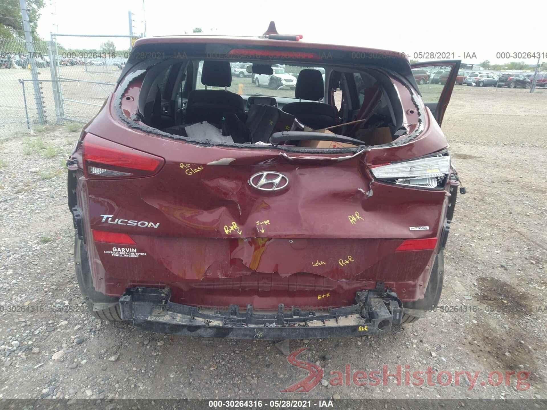 KM8J2CA41KU895121 2019 HYUNDAI TUCSON