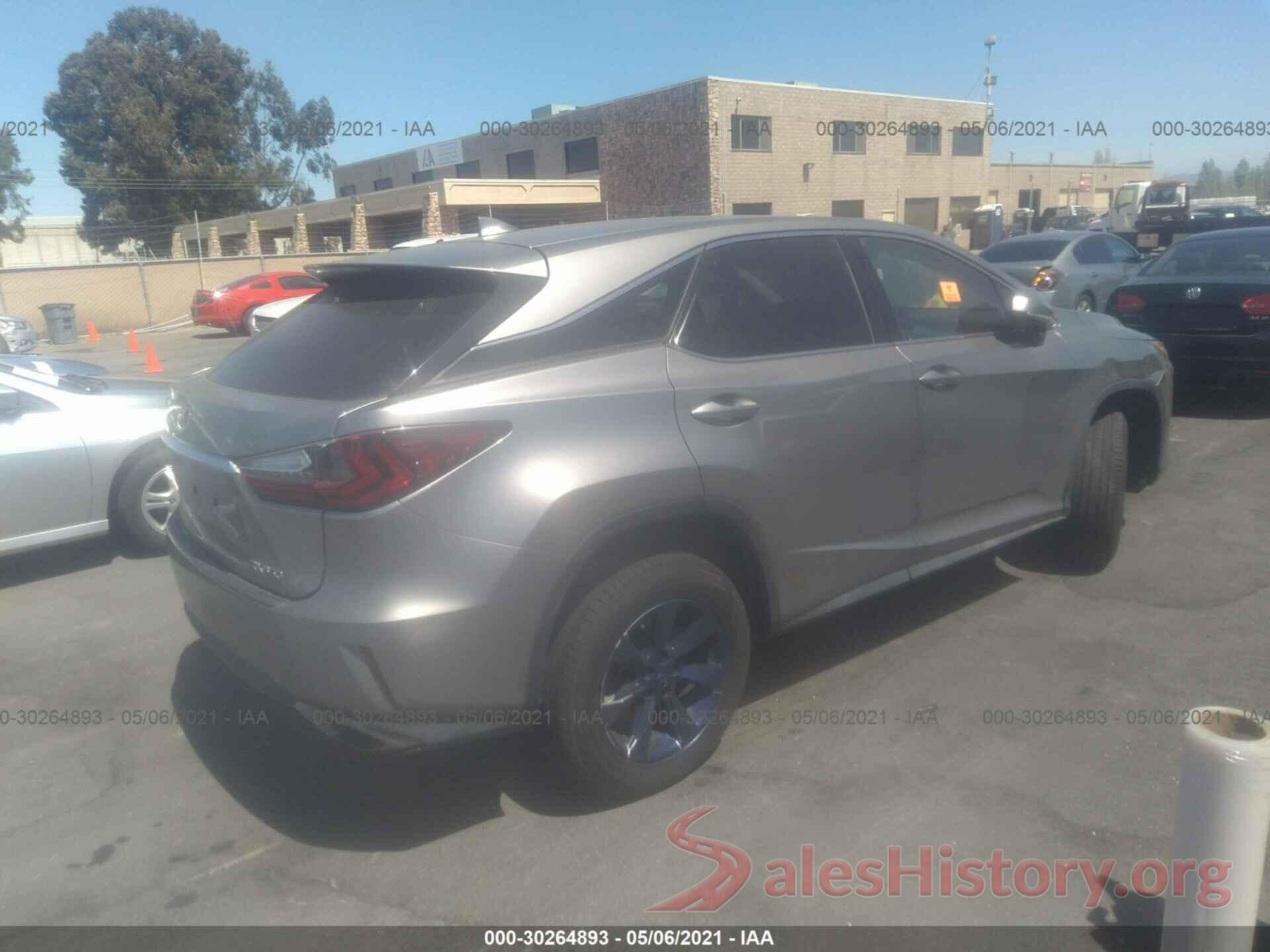 2T2ZZMCAXHC043301 2017 LEXUS RX