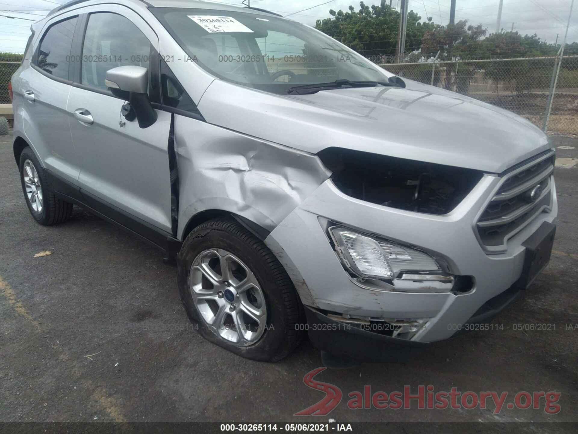 MAJ3S2GE3KC251381 2019 FORD ECOSPORT