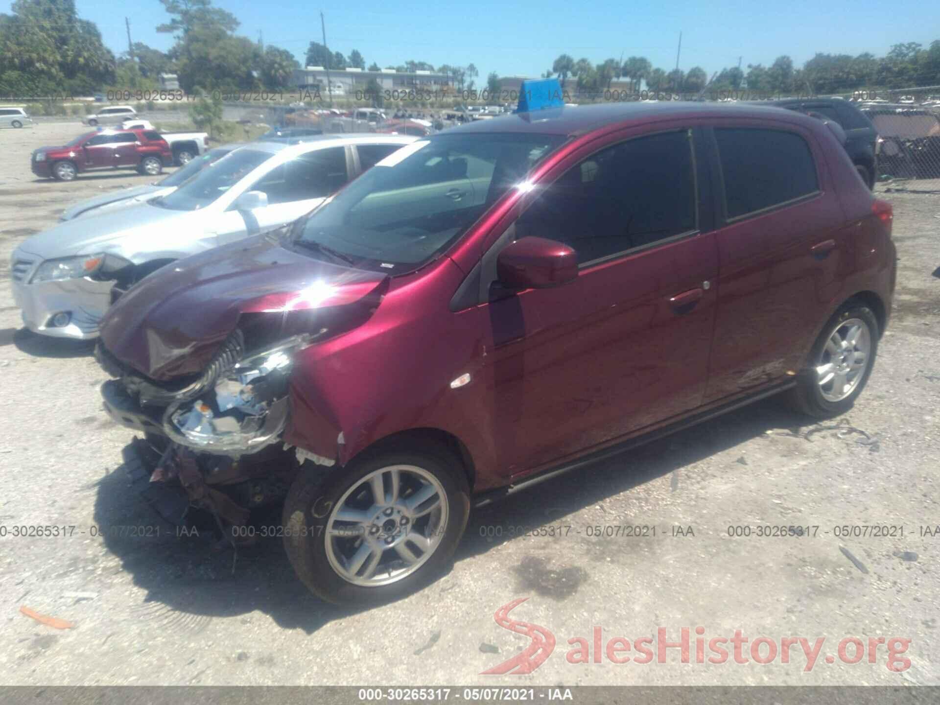 ML32A3HJ1HH010153 2017 MITSUBISHI MIRAGE