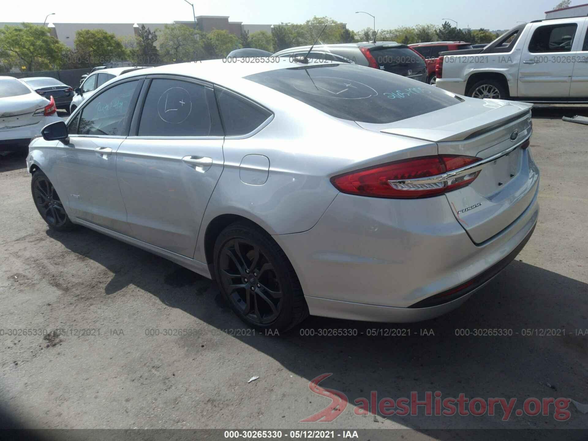 3FA6P0LU5JR116421 2018 FORD FUSION HYBRID