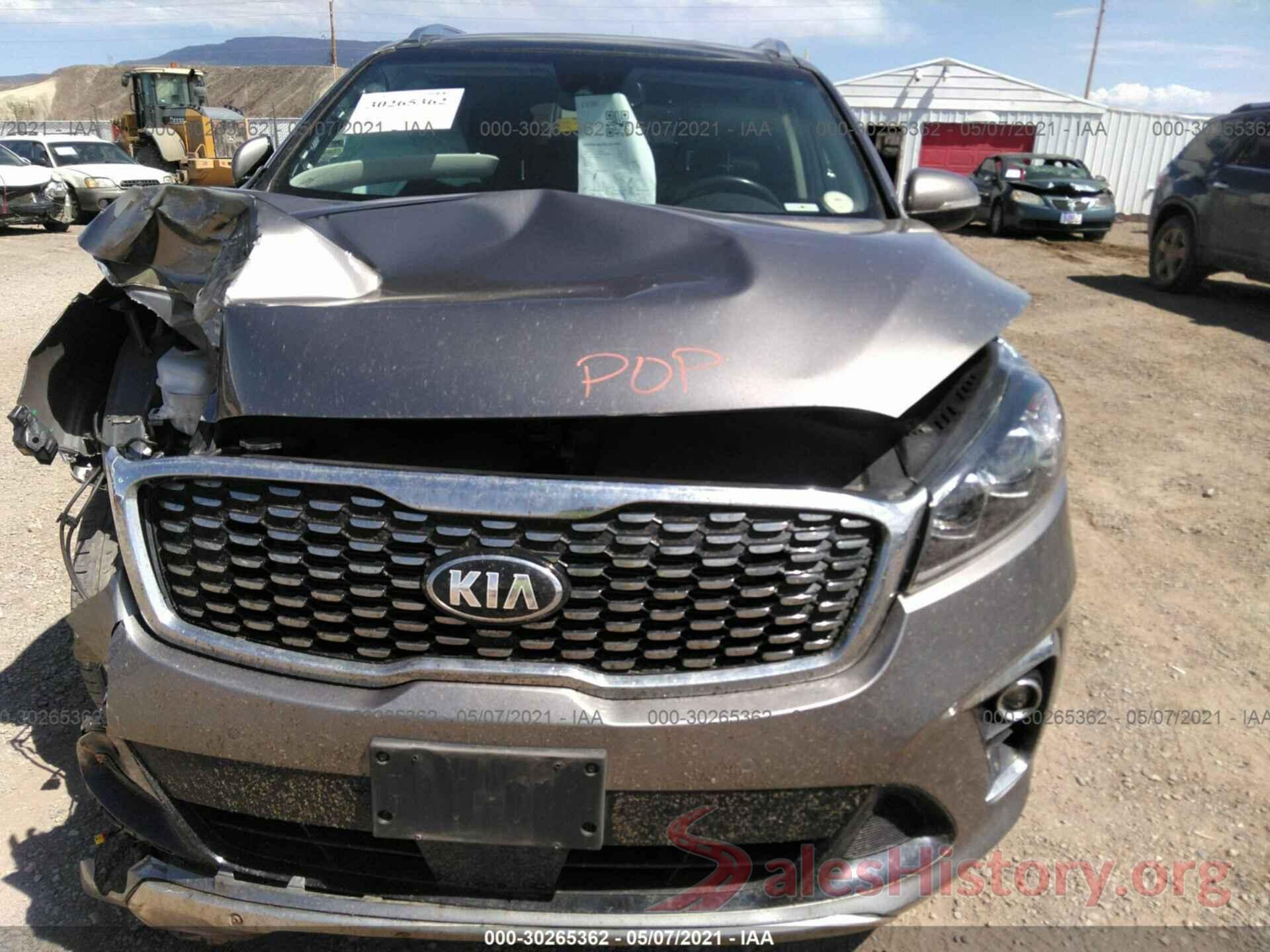 5XYPKDA59KG533651 2019 KIA SORENTO