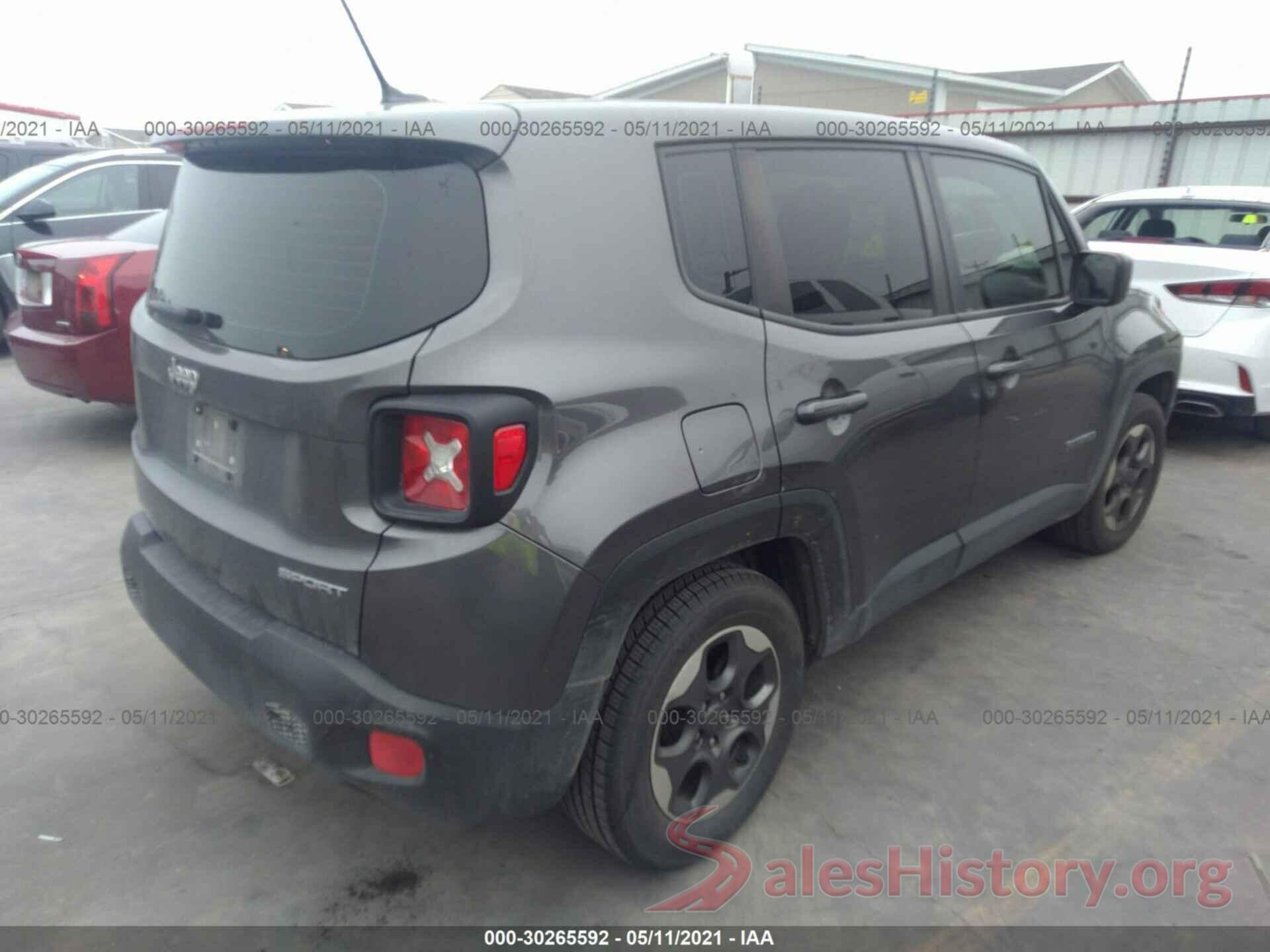 ZACCJAAT2GPC79075 2016 JEEP RENEGADE