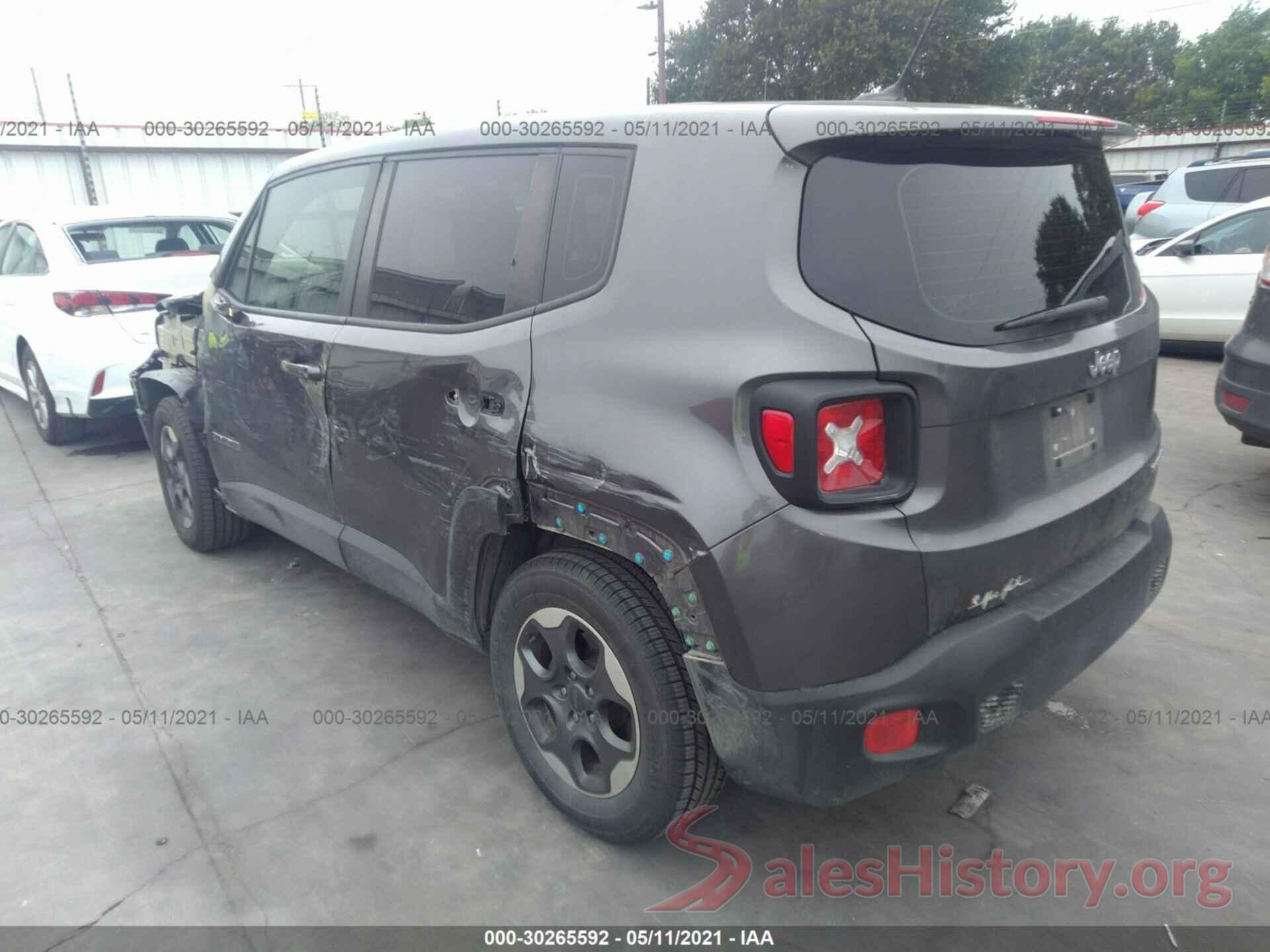 ZACCJAAT2GPC79075 2016 JEEP RENEGADE