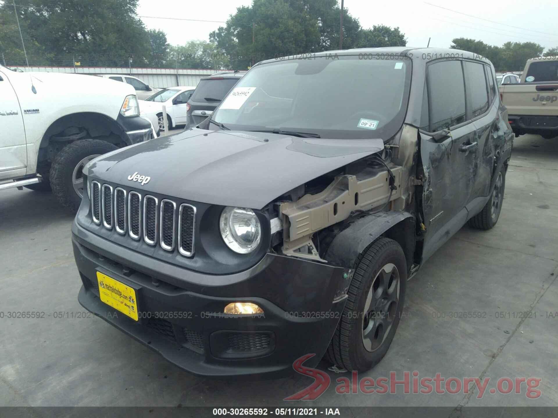 ZACCJAAT2GPC79075 2016 JEEP RENEGADE