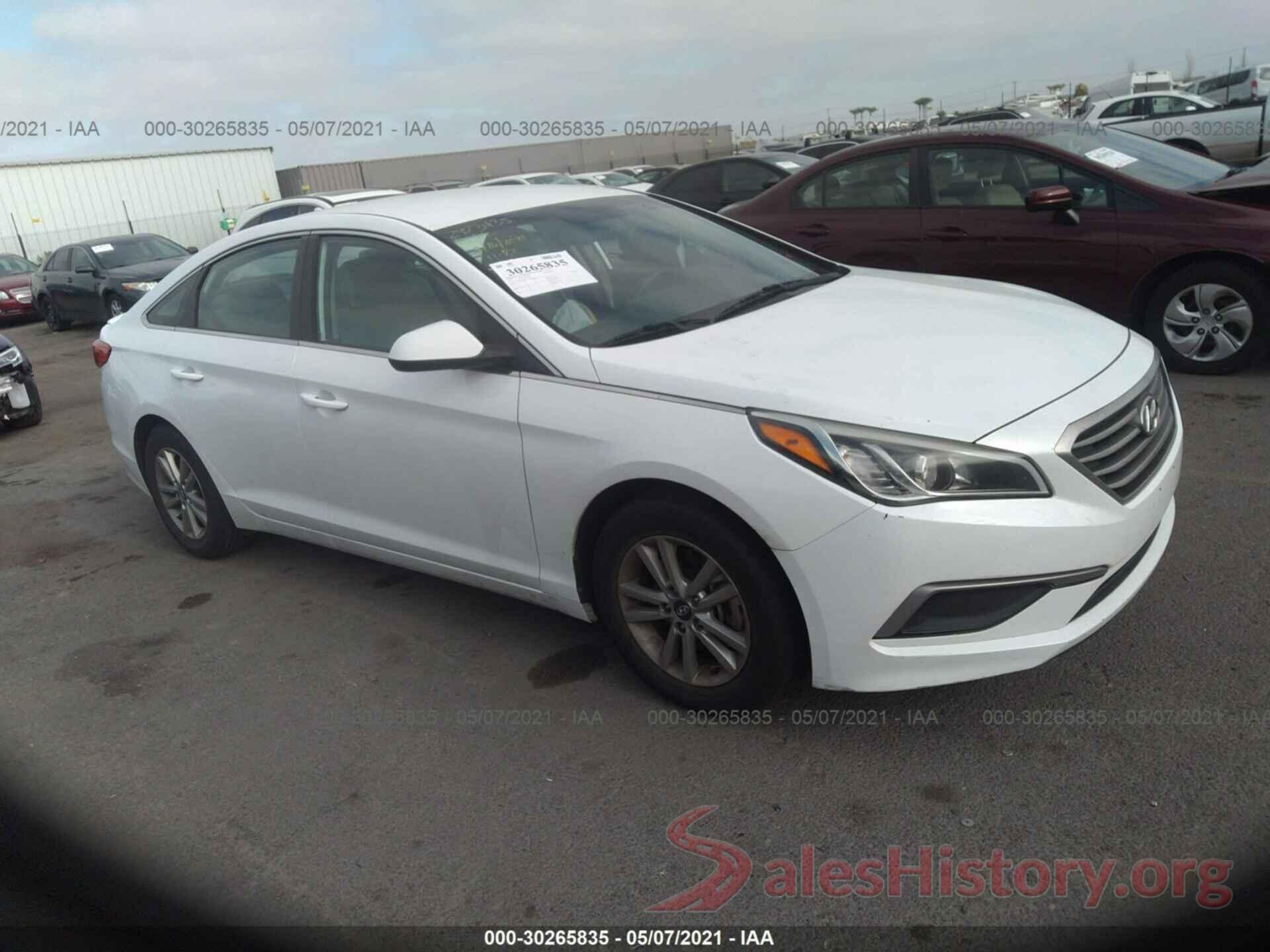 5NPE24AFXHH445161 2017 HYUNDAI SONATA