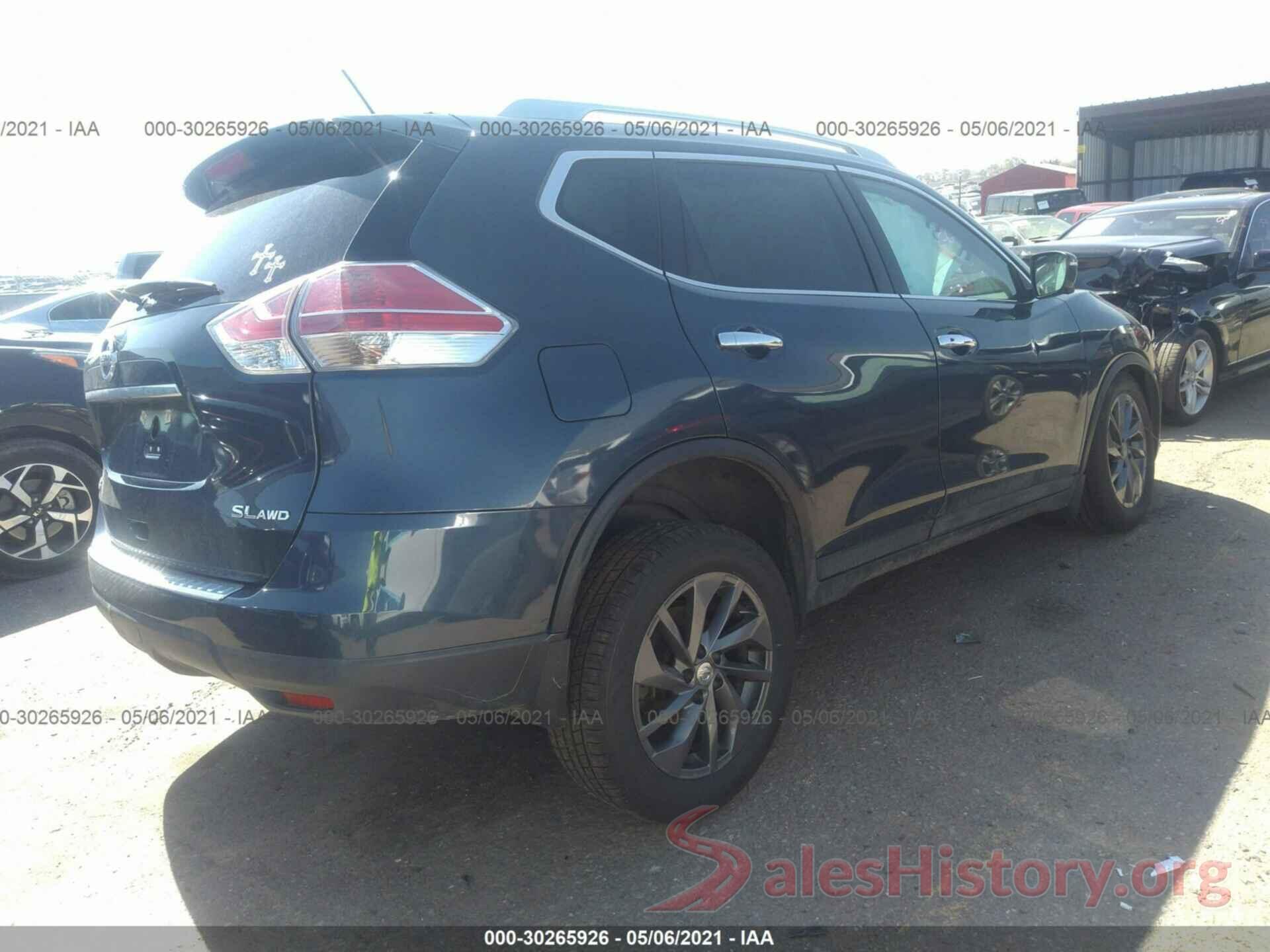 5N1AT2MV9GC869536 2016 NISSAN ROGUE